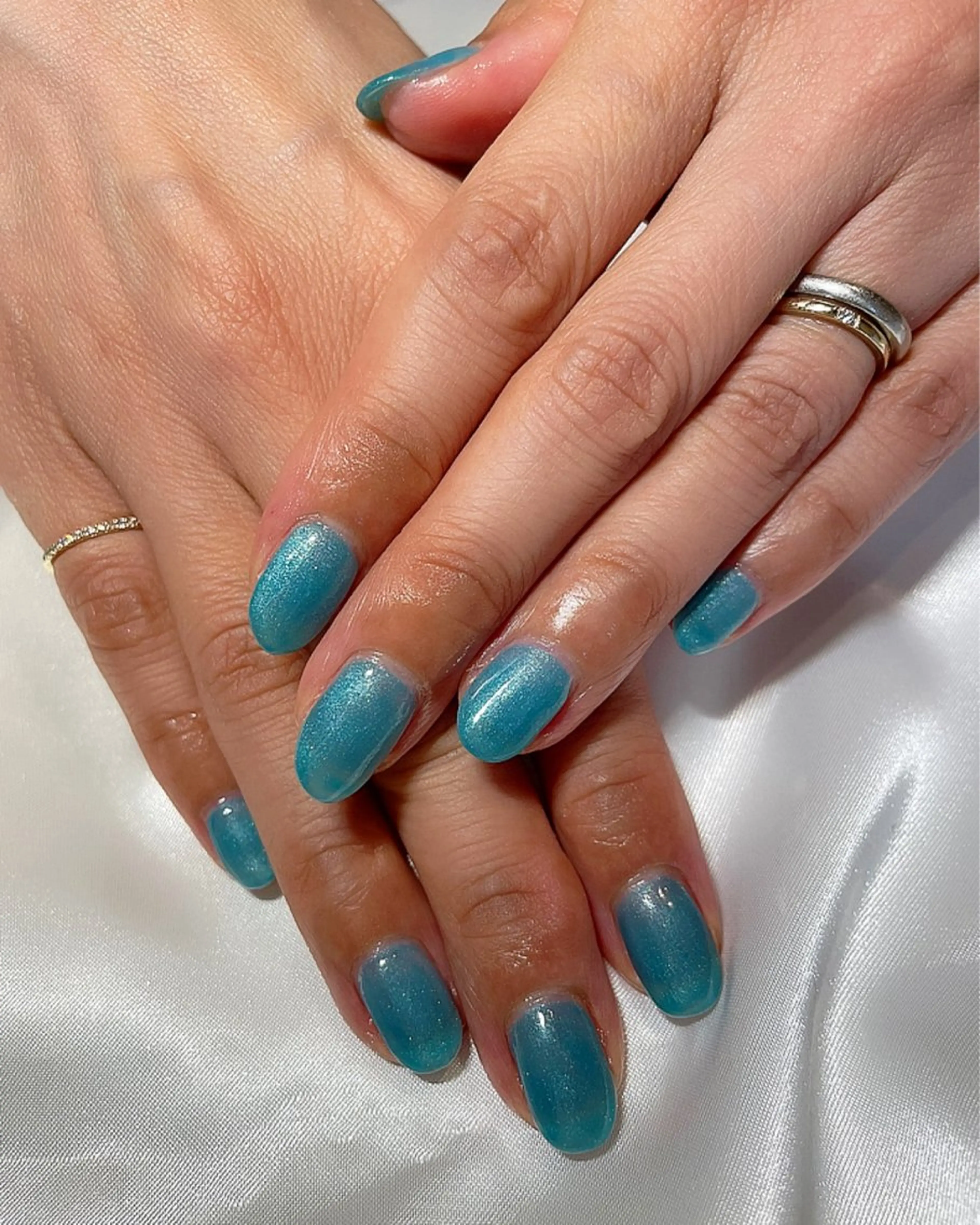 ネイル ラメ(グリッター) ワンカラーネイル ハンドネイル ROPE nail ロペネイルのネイルデザイン