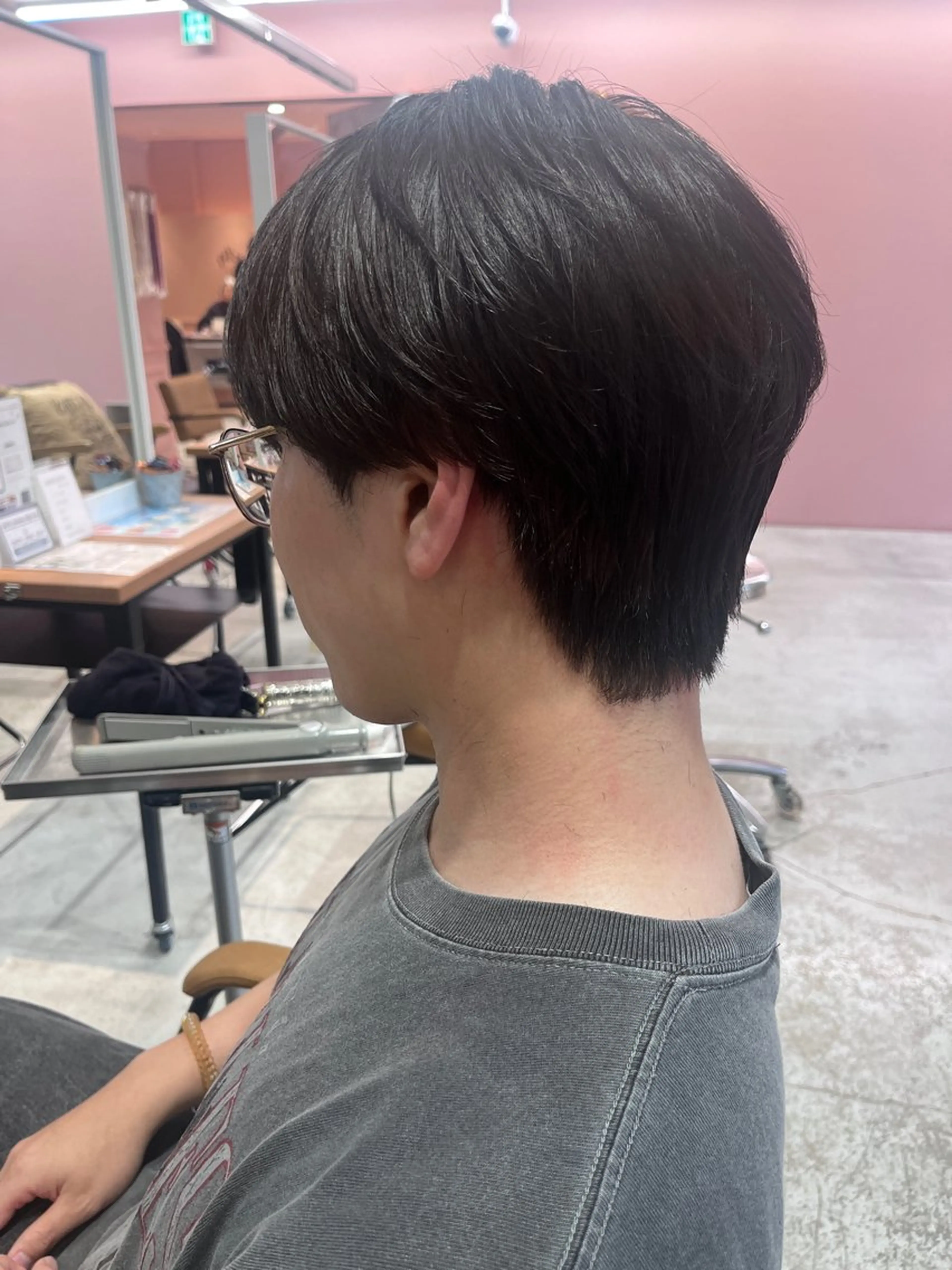 パーマ メンズ カット パーマ 大阪韓国メンズ特化 LUNAのヘアスタイル