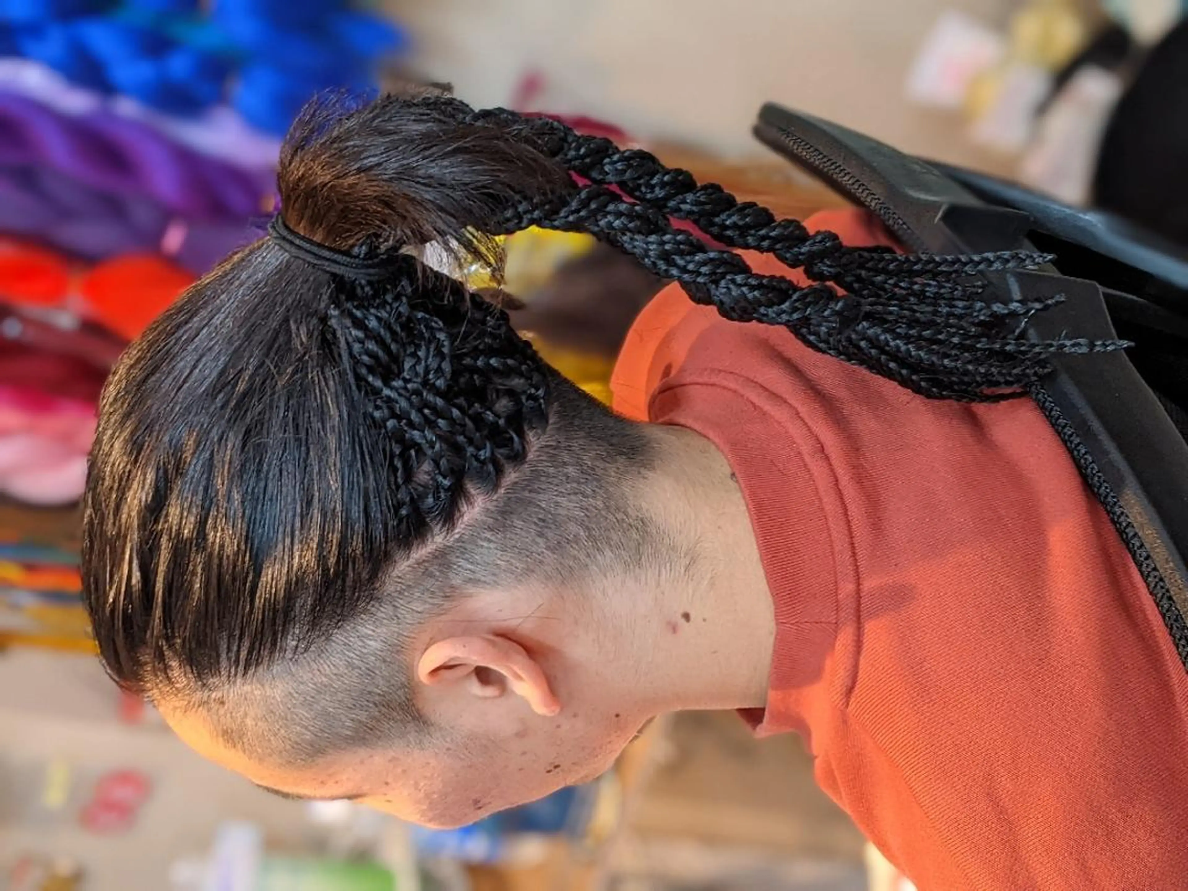 メンズ ロング エクステ scamp ★のヘアスタイル