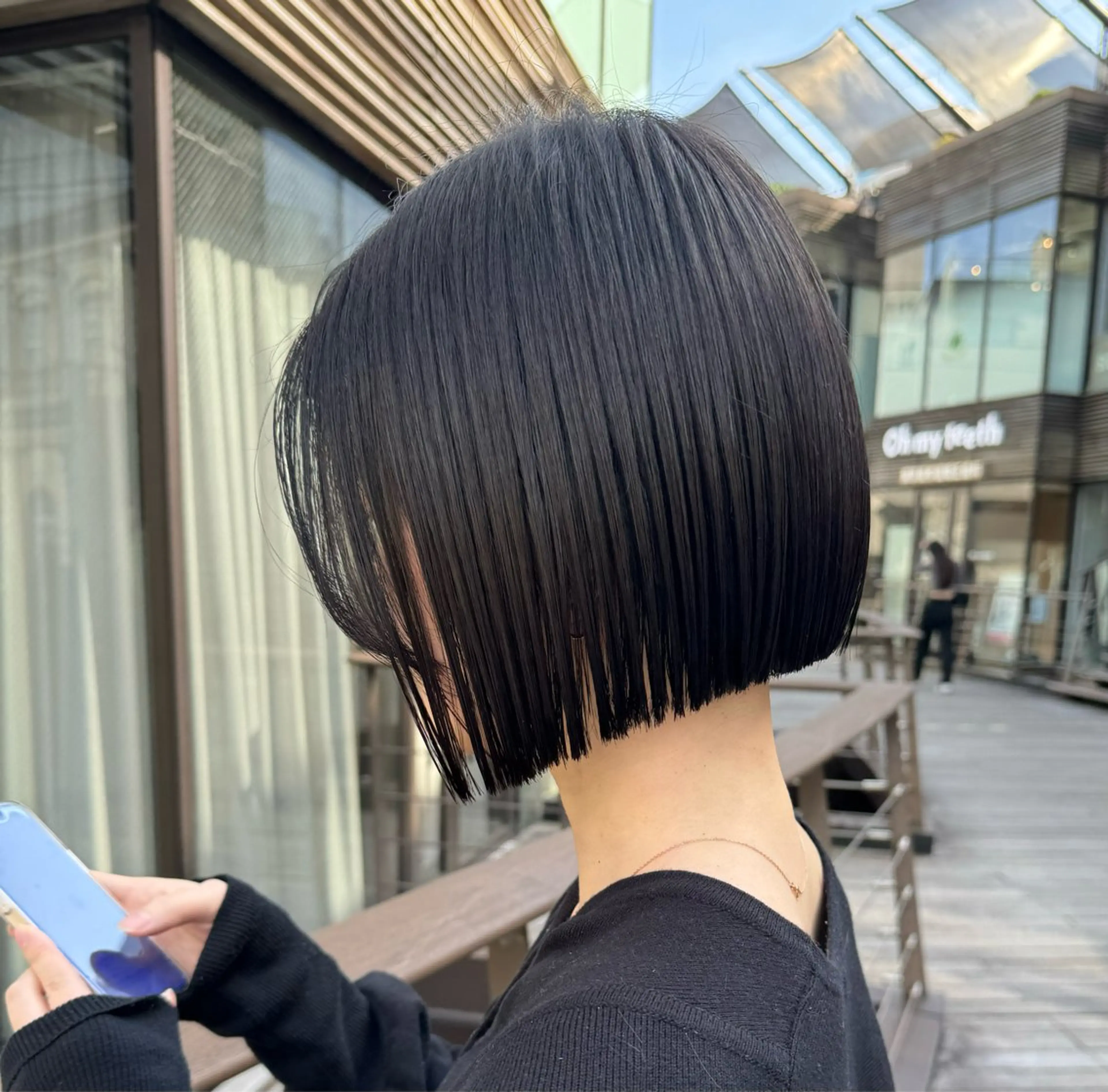 ショート ボブ カット トリートメント ボブ/ショート /パーマ/shinのヘアスタイル