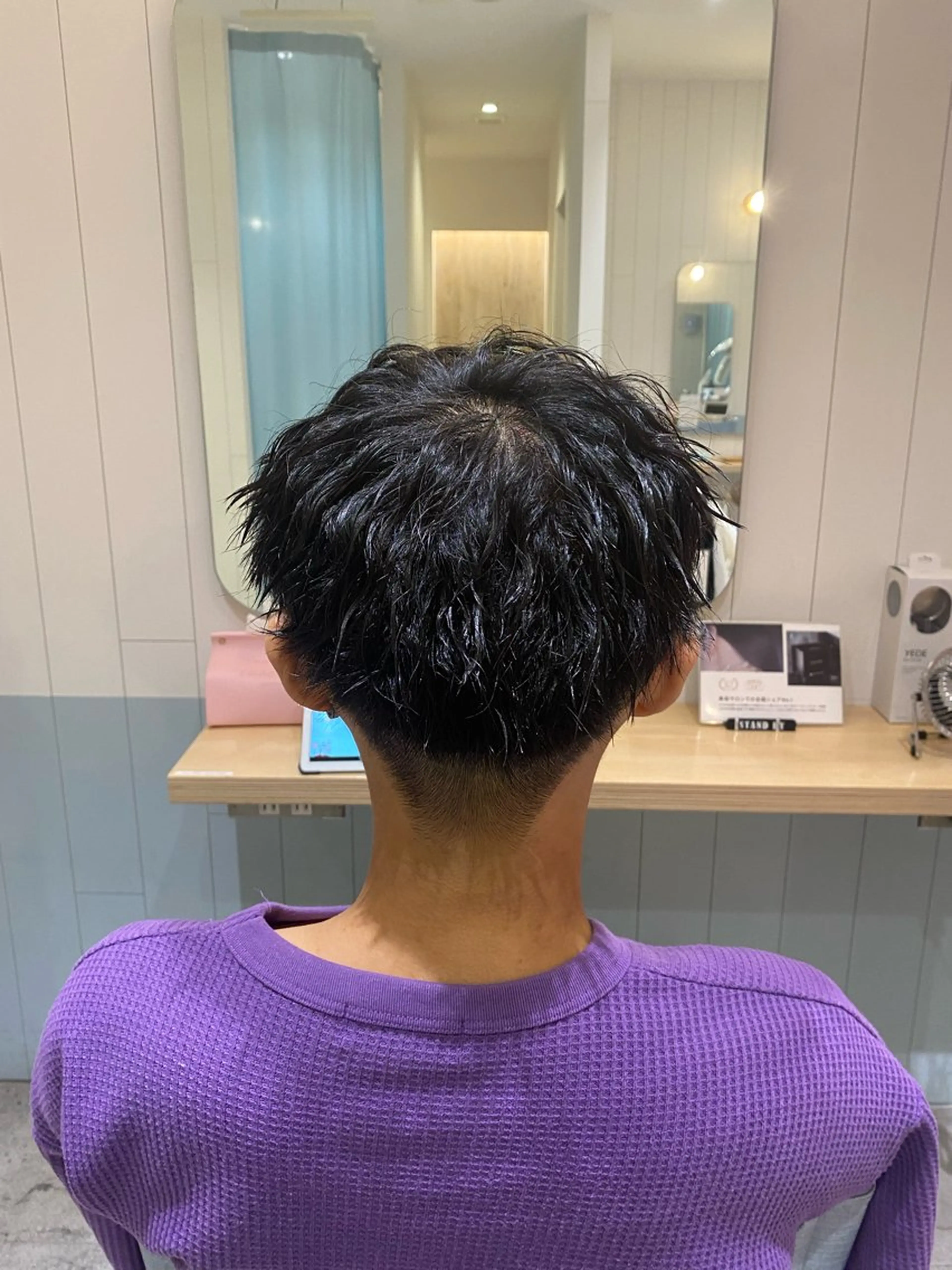 ショート パーマ メンズ メンズパーマ メンズツイストパーマ ツイストパーマ メンズパーマ・ カット モリヤ🌺のヘアスタイル