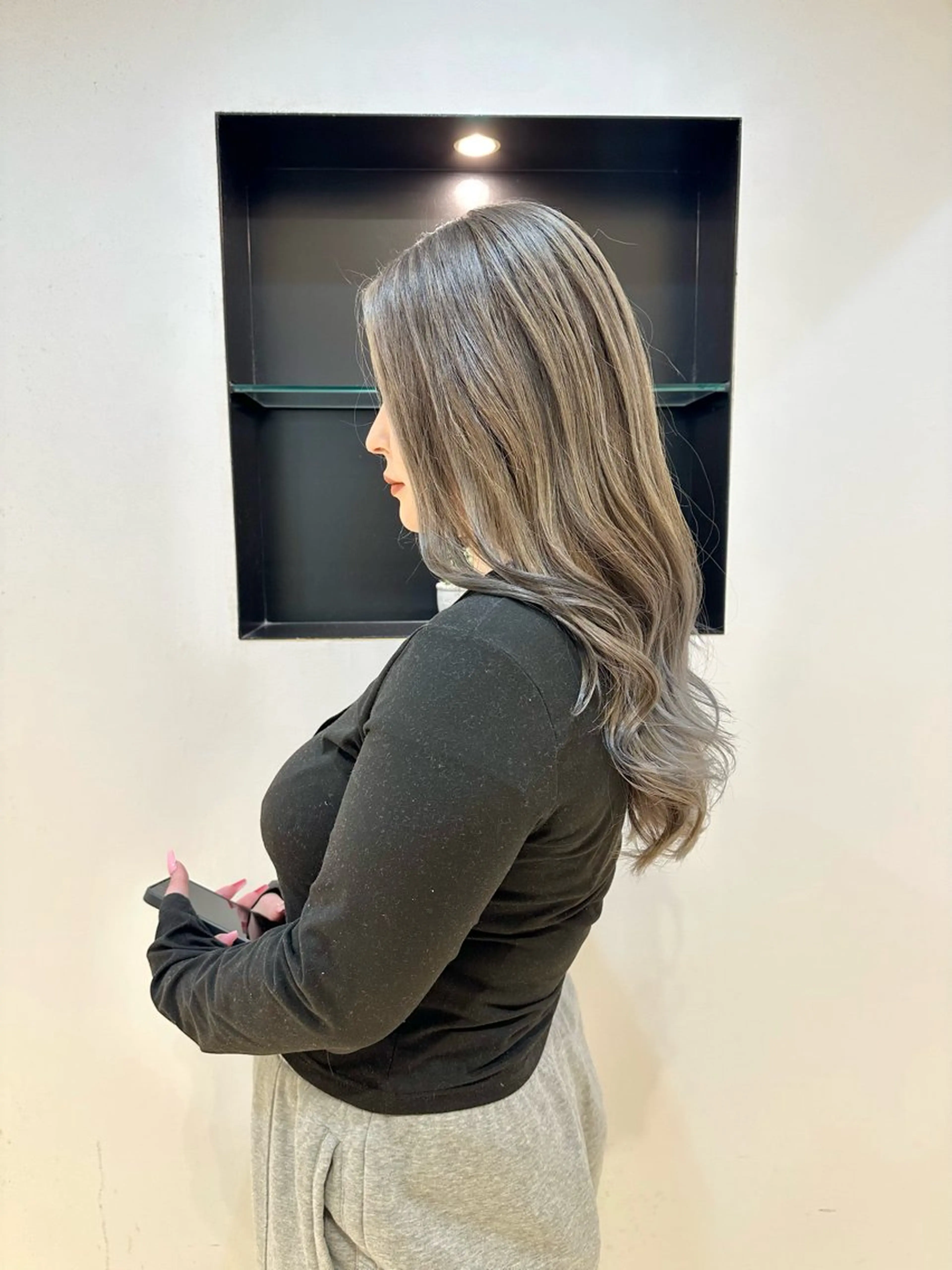 ロング カラー 十場【髪質改善】 【ダブルカラー】のヘアスタイル