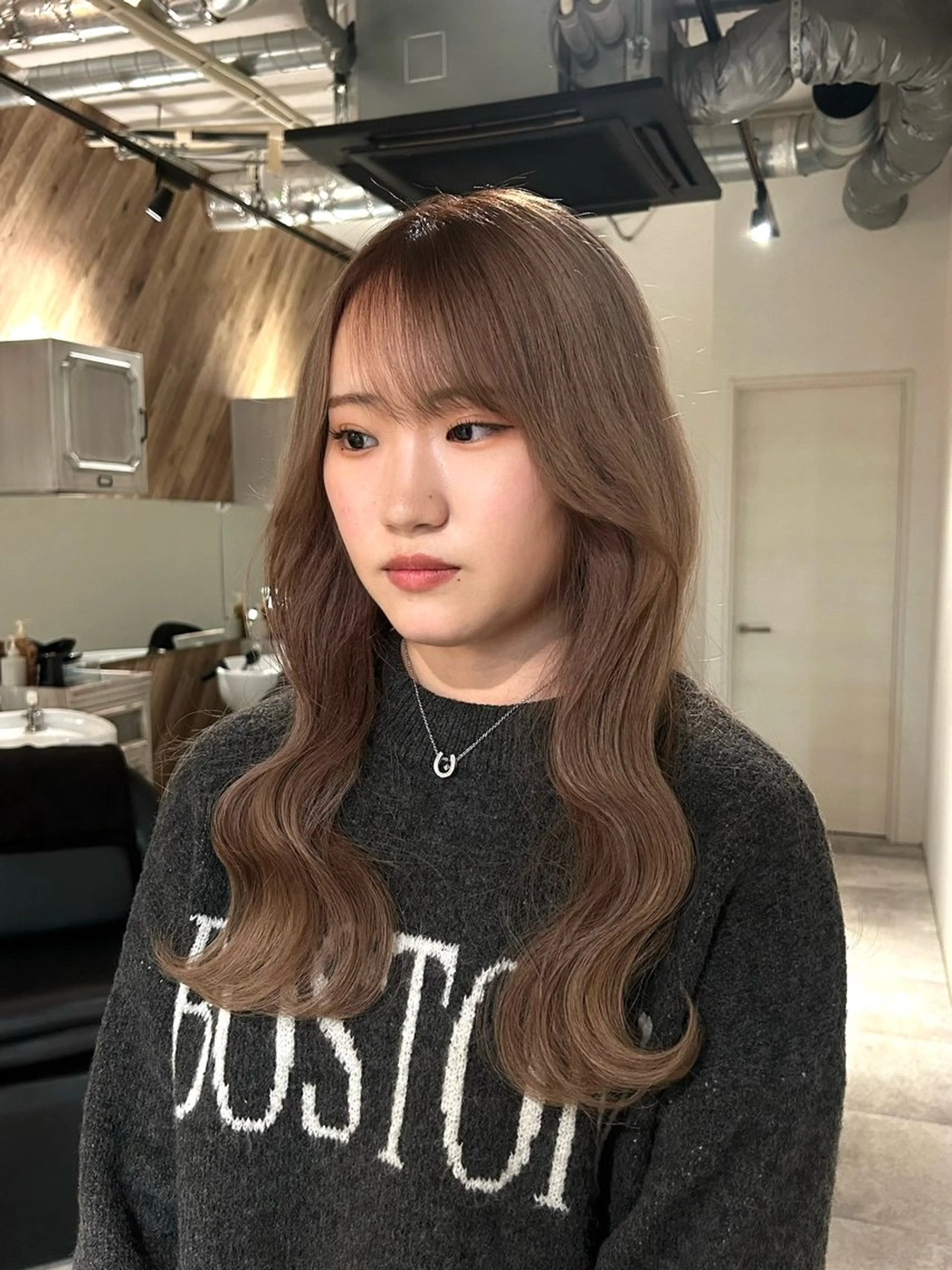 ロング ryo yaのヘアスタイル