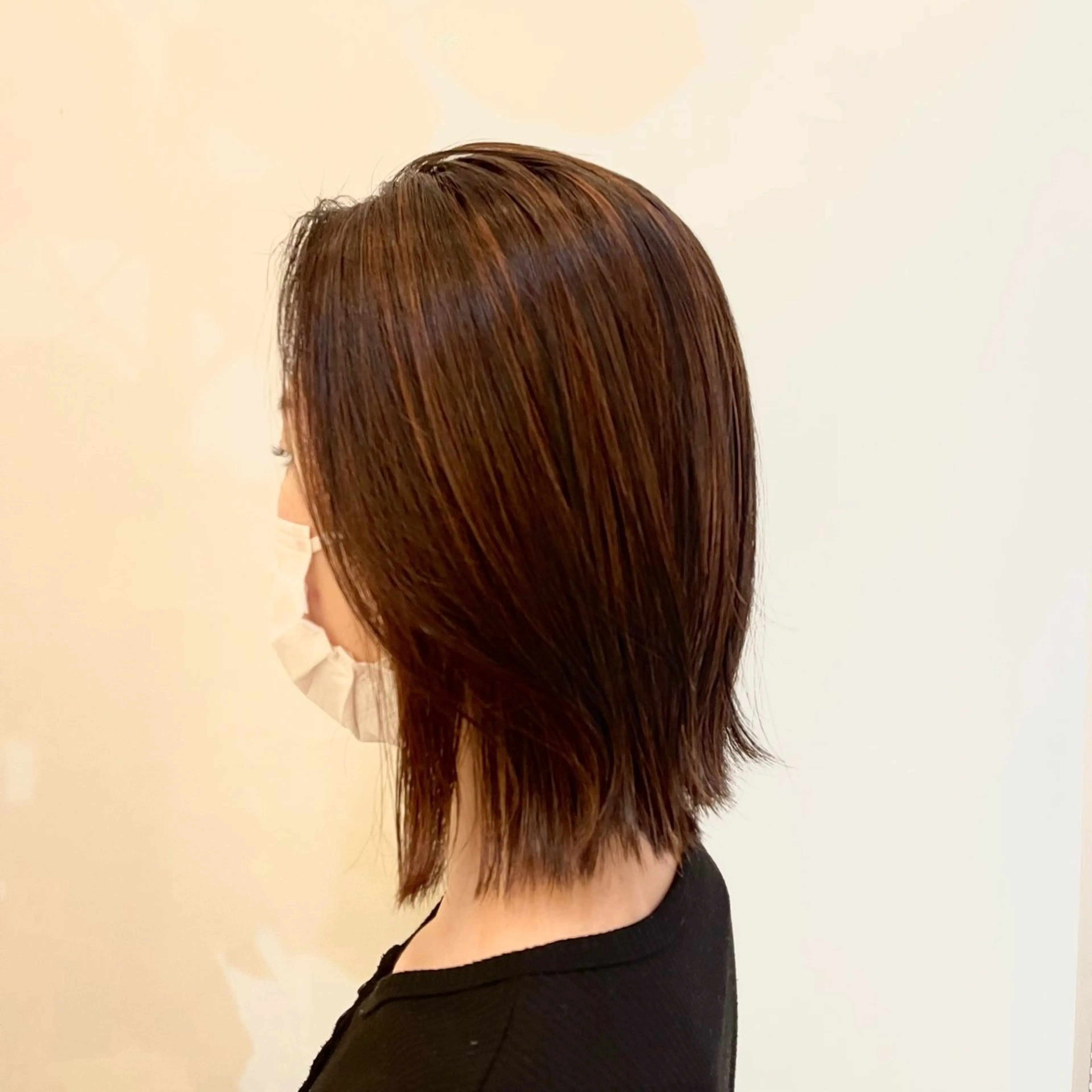 ワンカラー＋ブローの写真