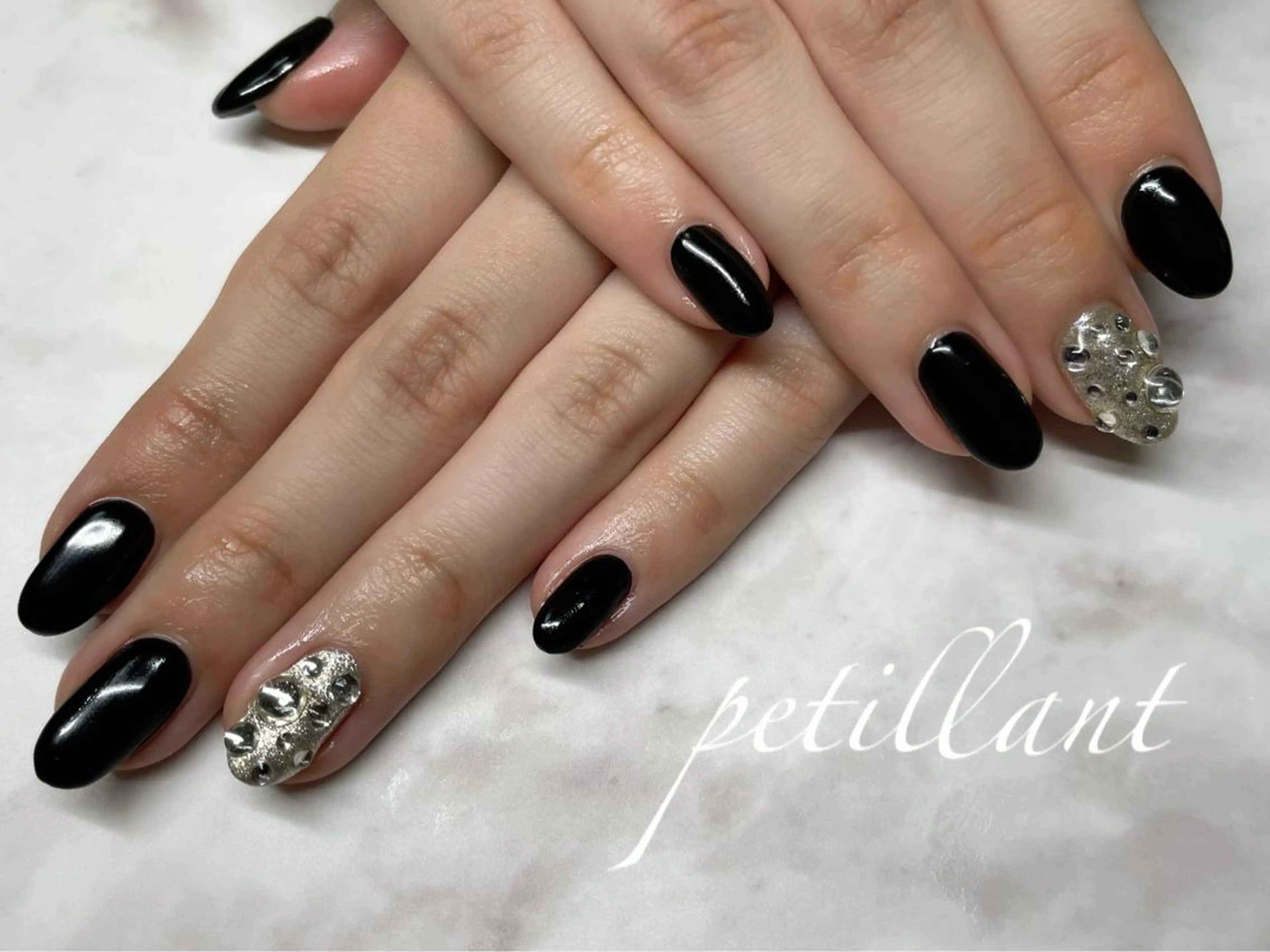 ネイル 長さ出し ロングネイル petillant所属・nail salon petillantのネイルデザイン