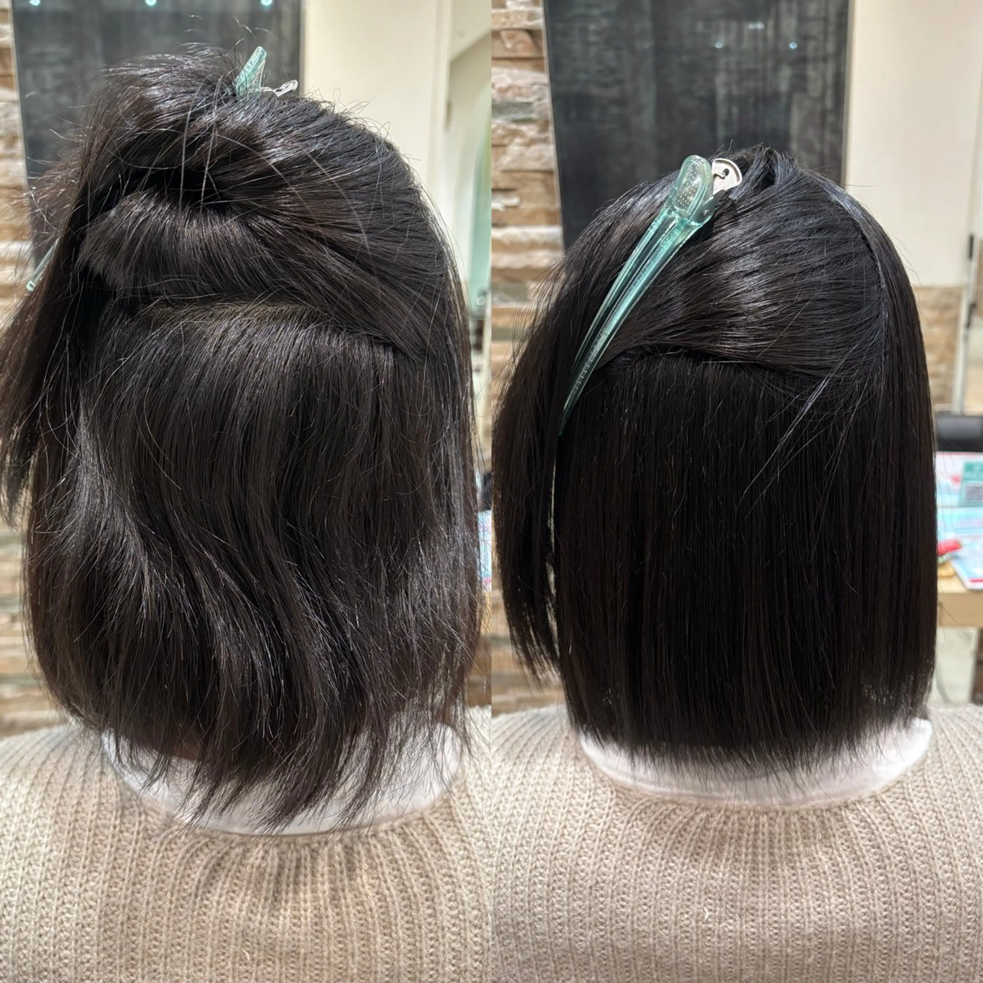 ミディアム 清家 遥香のヘアスタイル