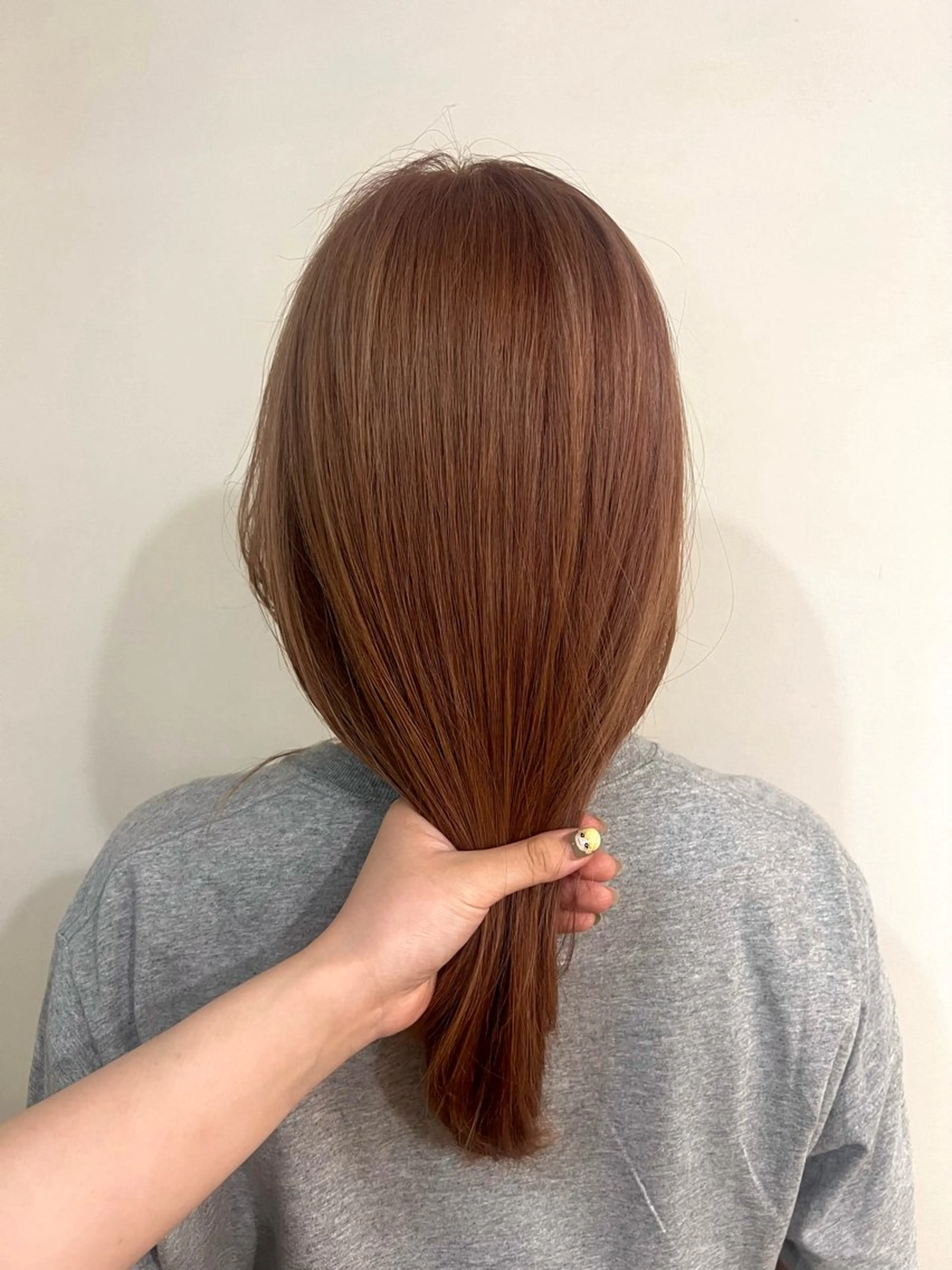 セミロング カラー ベージュカラー ピンクカラー ピンクベージュ ヘアカラー ayaka‎/暖色/ レイヤーカット🩰のヘアスタイル