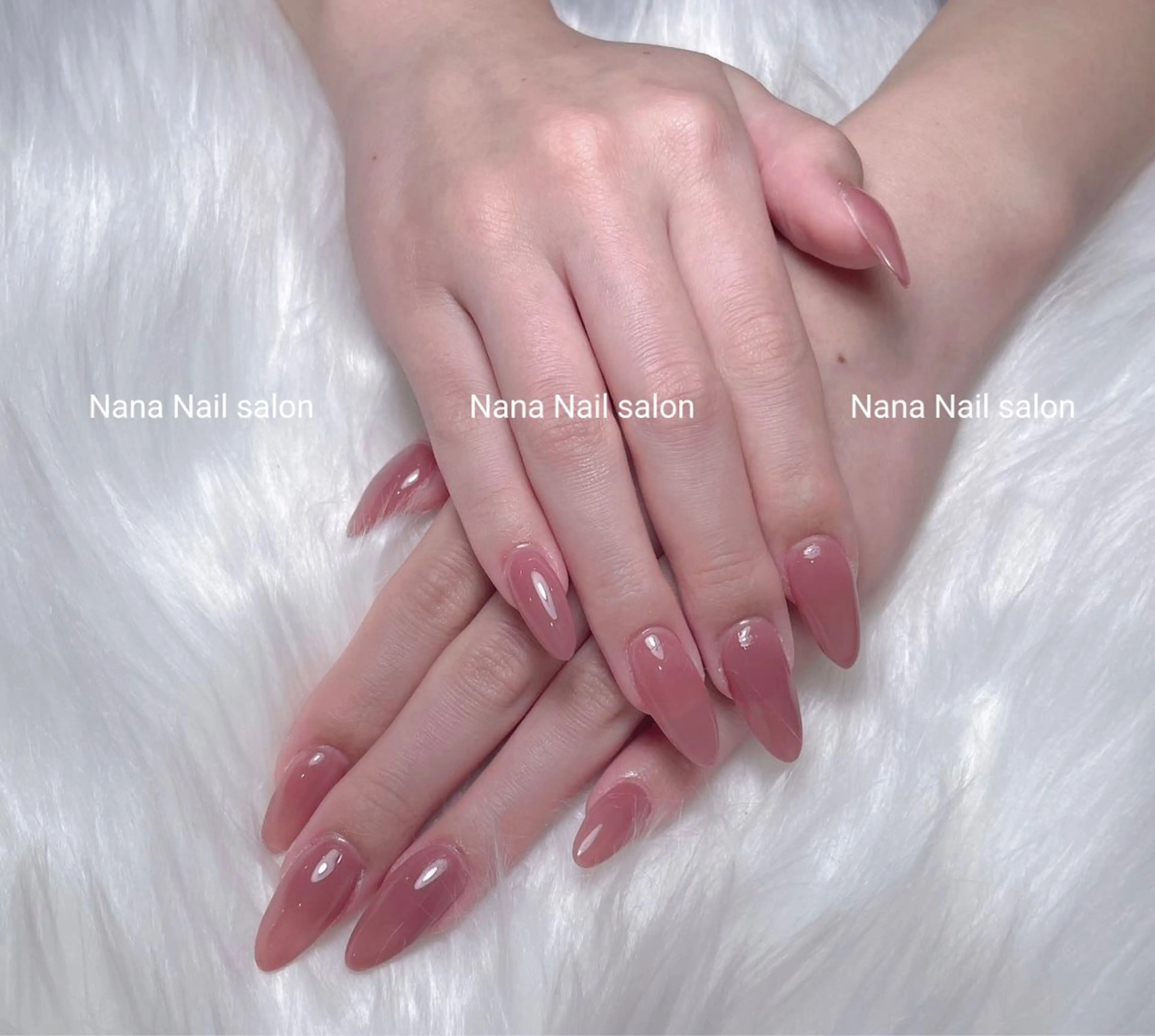 セミロング ハンドネイル Unicorn Nail原宿表参道のネイルデザイン