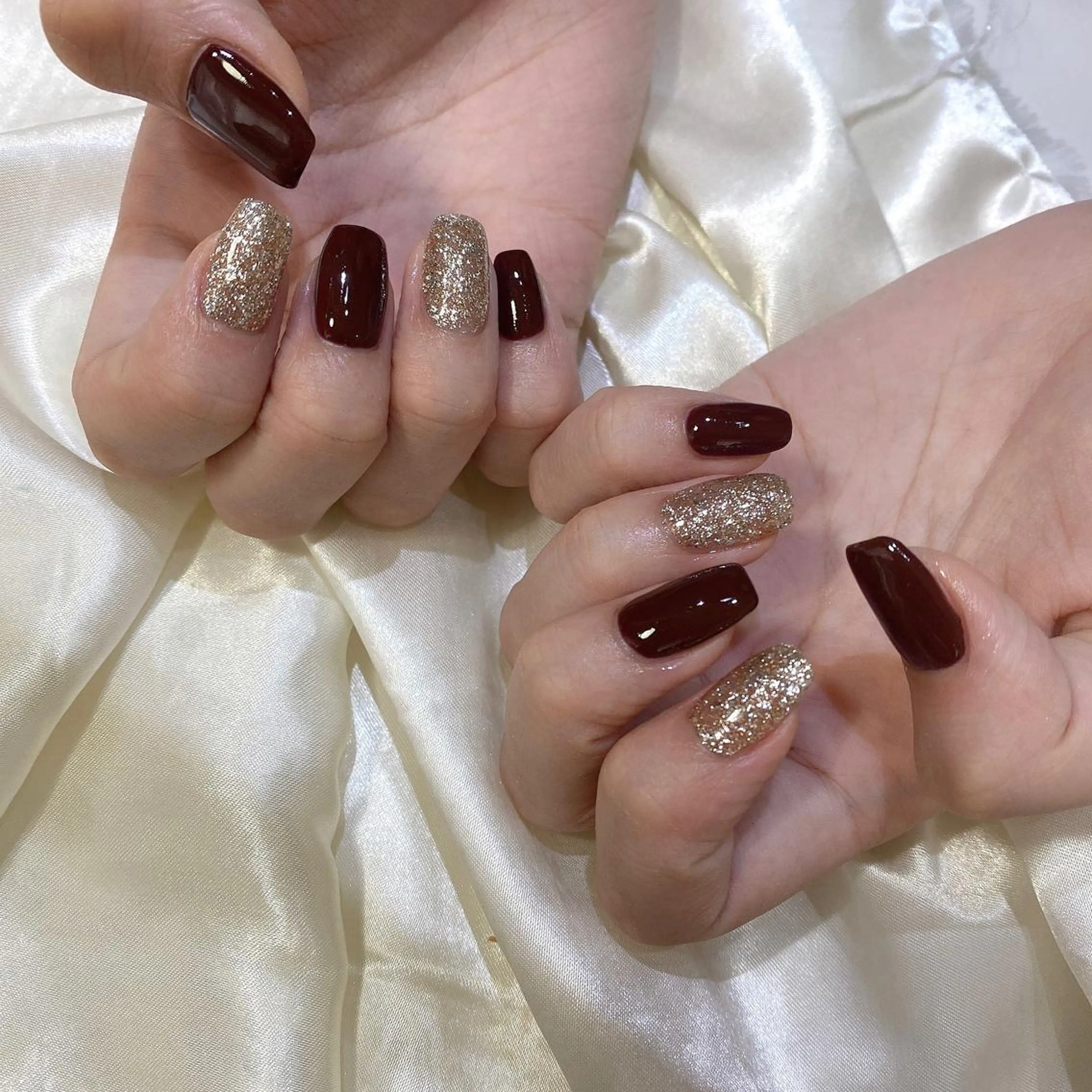 ネイル ハンドネイル 西岡 杏のネイルデザイン