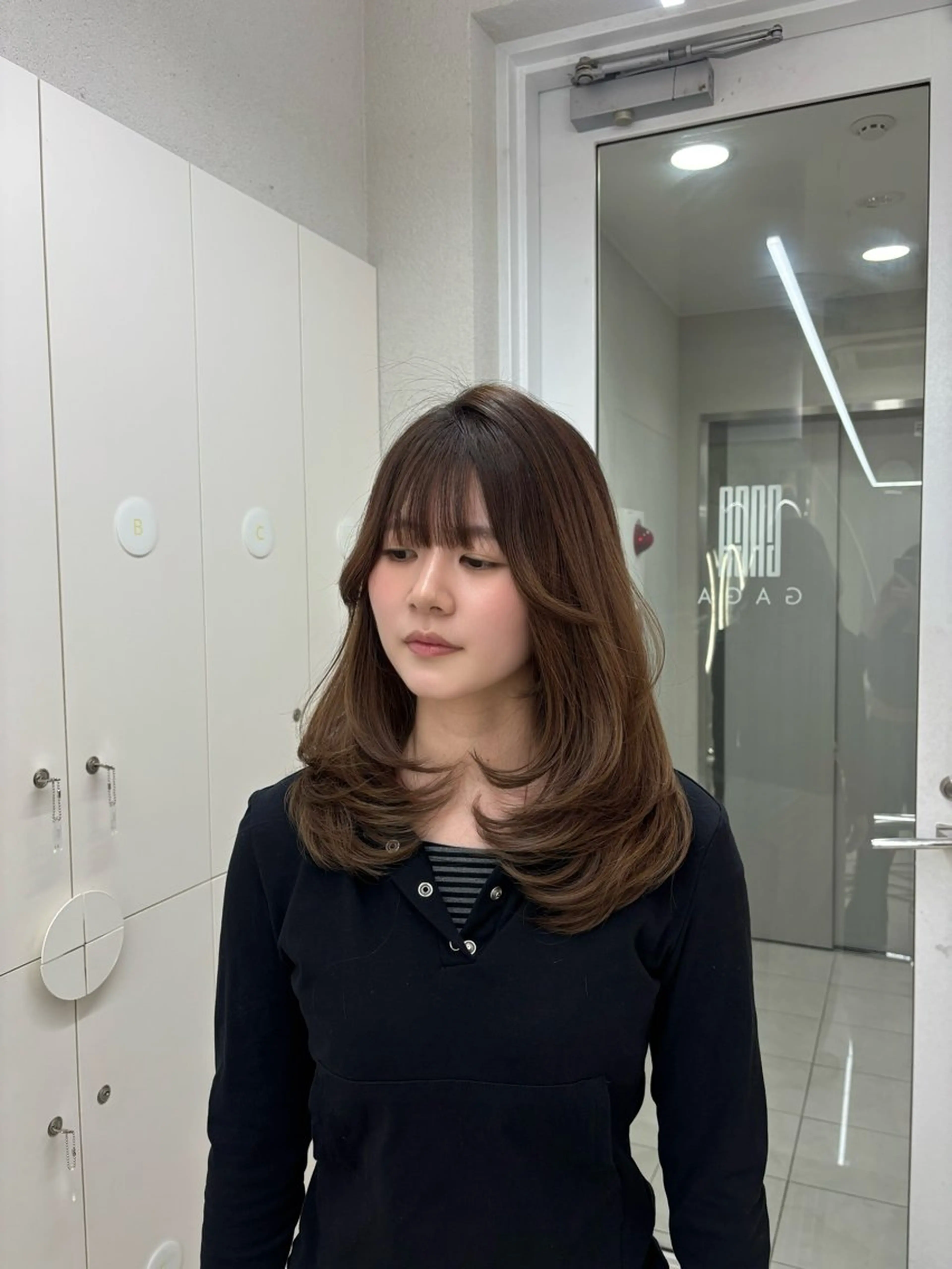 ミディアム GAGA Hinaのヘアスタイル