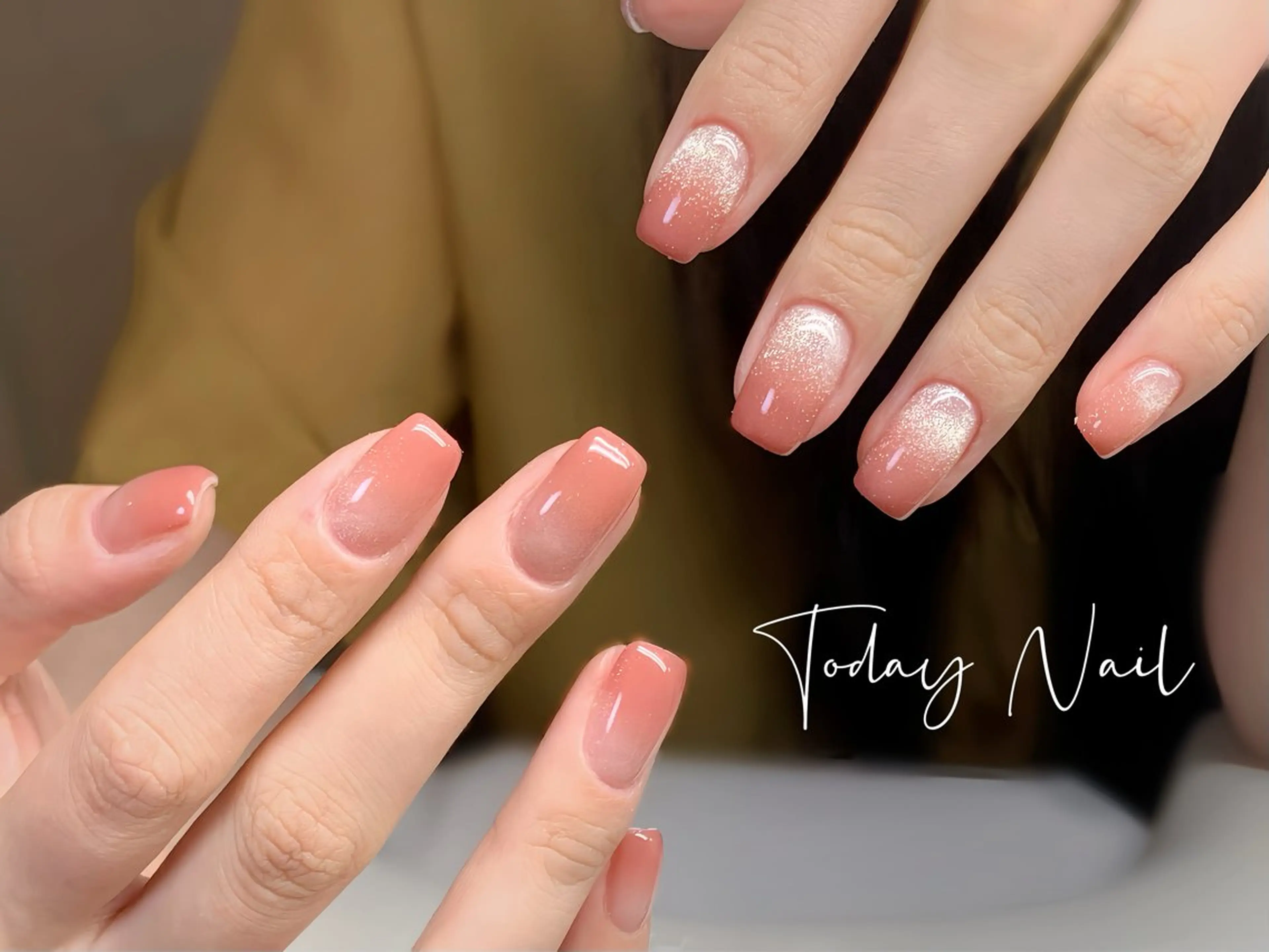 ネイル グラデーション マグネットネイル りゅう Todayのネイルデザイン