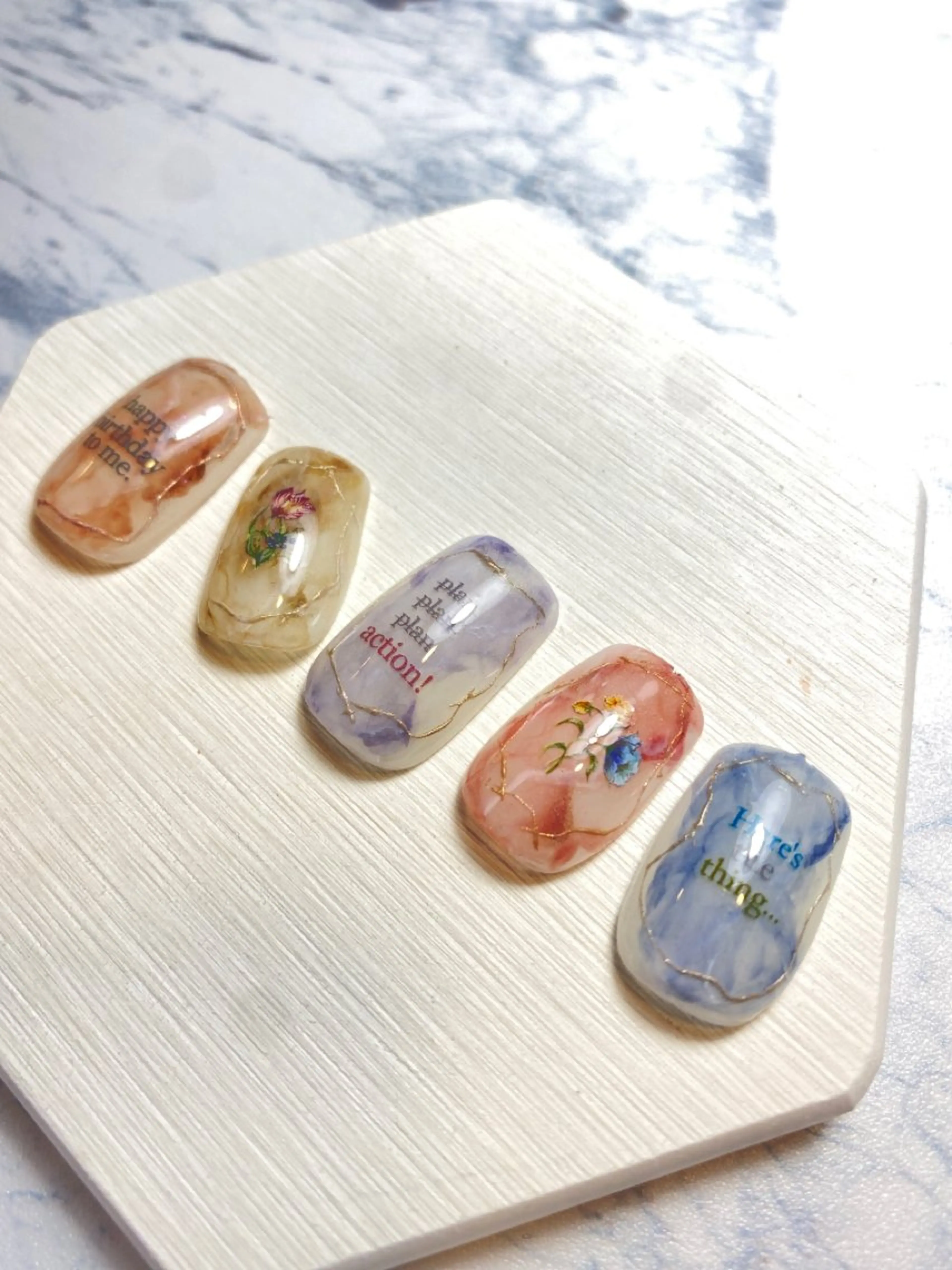 ネイル ニュアンスネイル 廣瀬 かおりのネイルデザイン