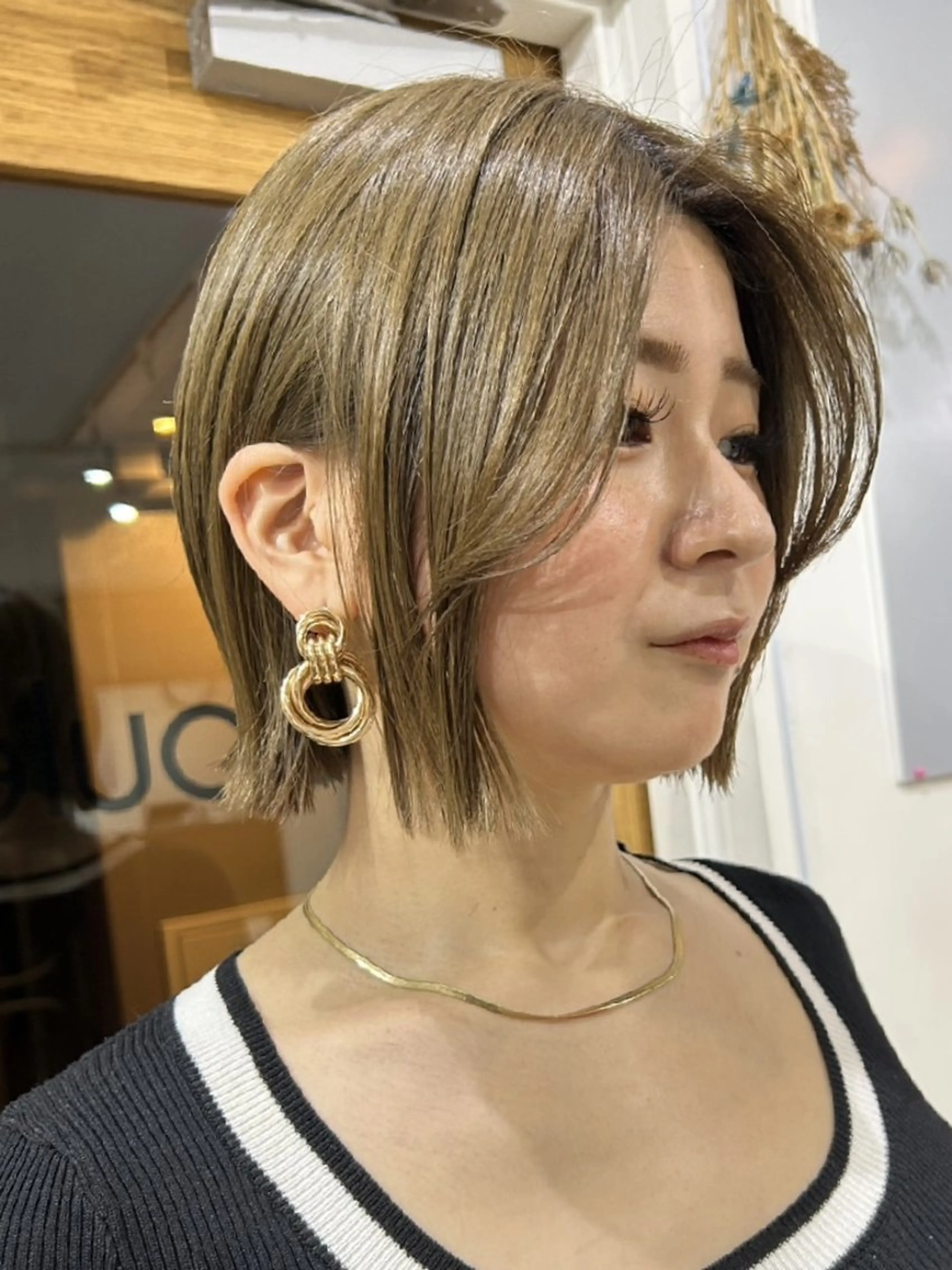 ショート カット 新宿×扱いやすいボブ /ボブ専門TAMEのヘアスタイル