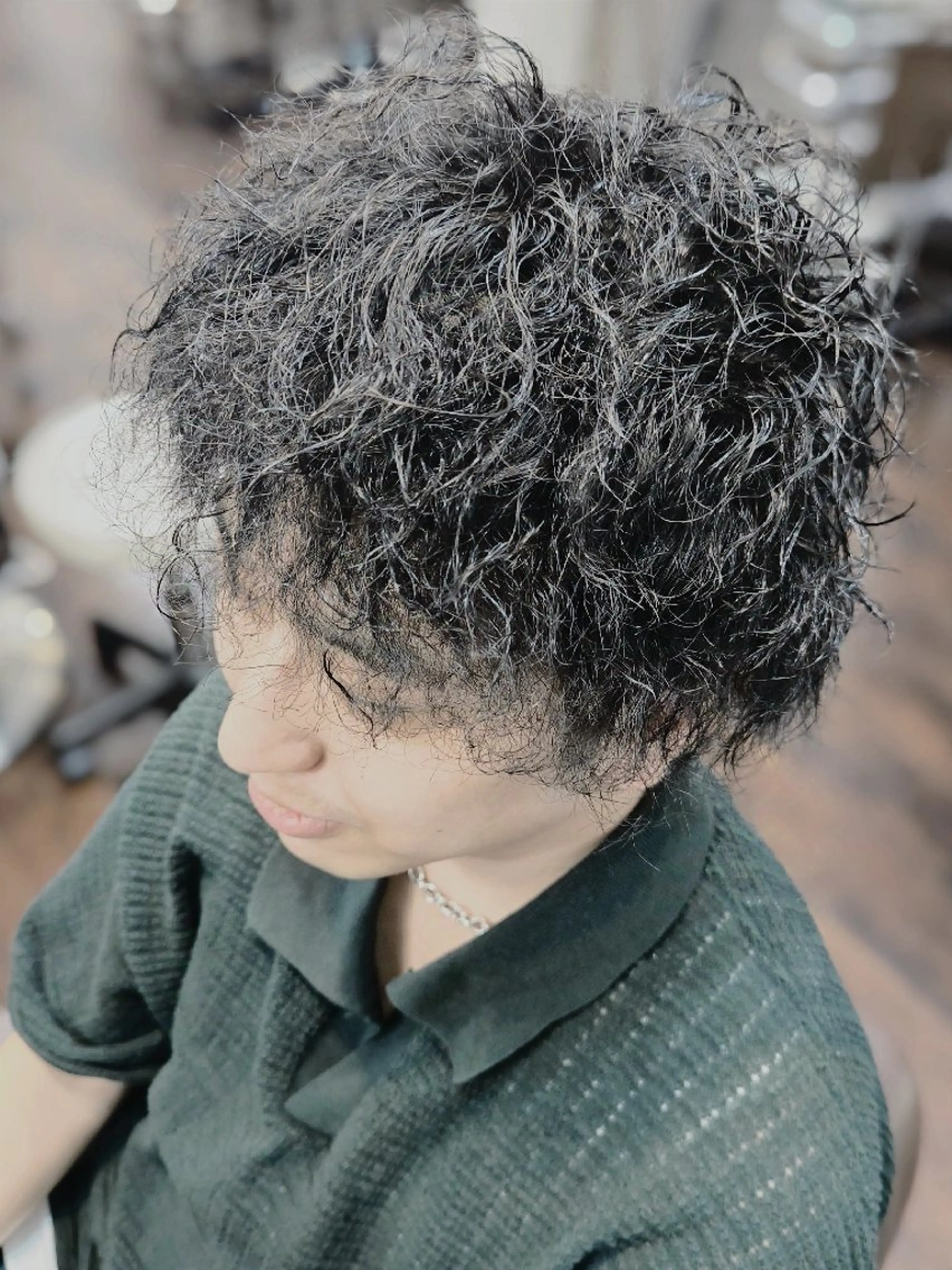 ショート メンズ パーマ カット パーマ 【大宮】デザイナー Anne 諳 アンのヘアスタイル