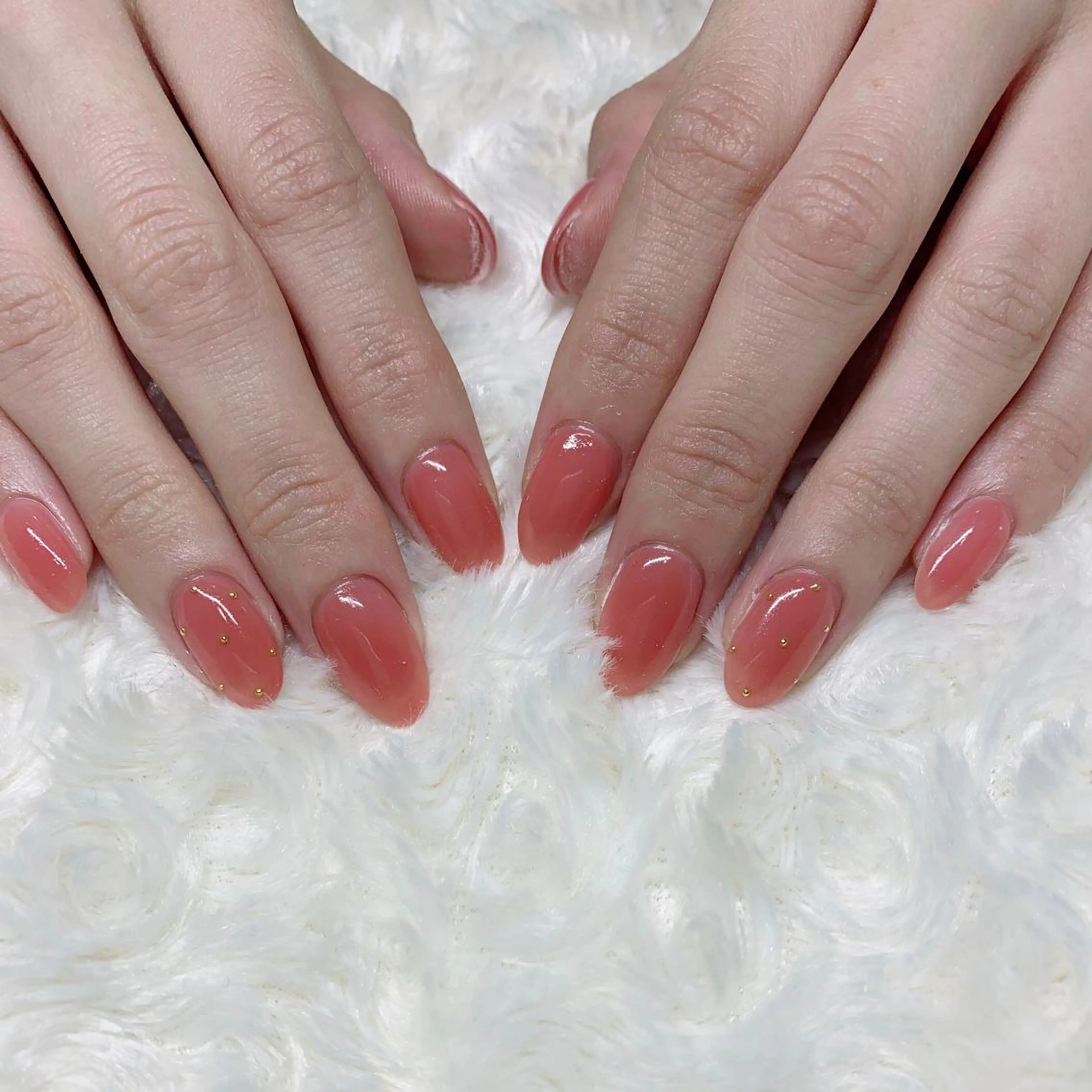 カラー ネイル ハンドネイル Cozy_ ilumのネイルデザイン