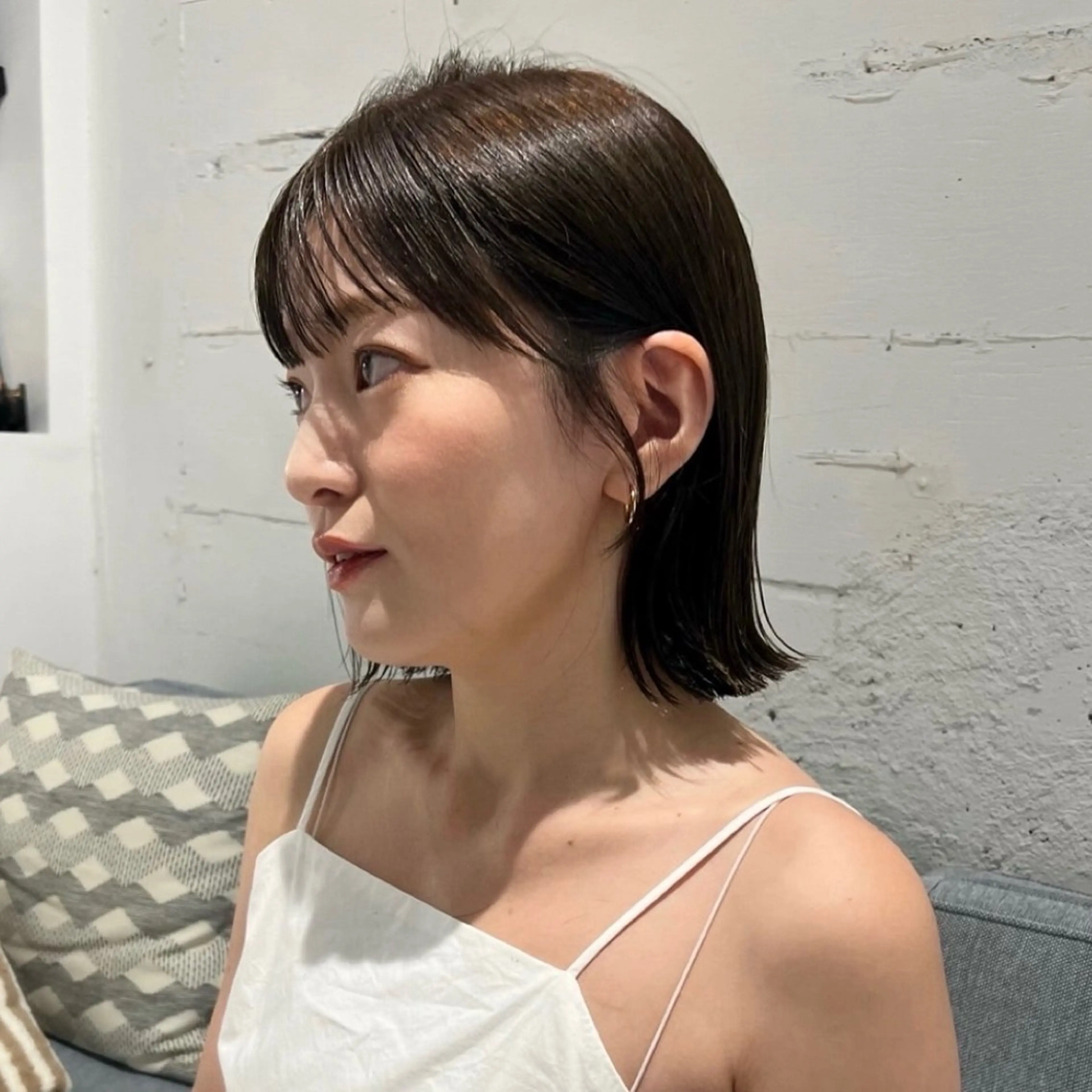 ショート カラー 峯田 優花のヘアスタイル