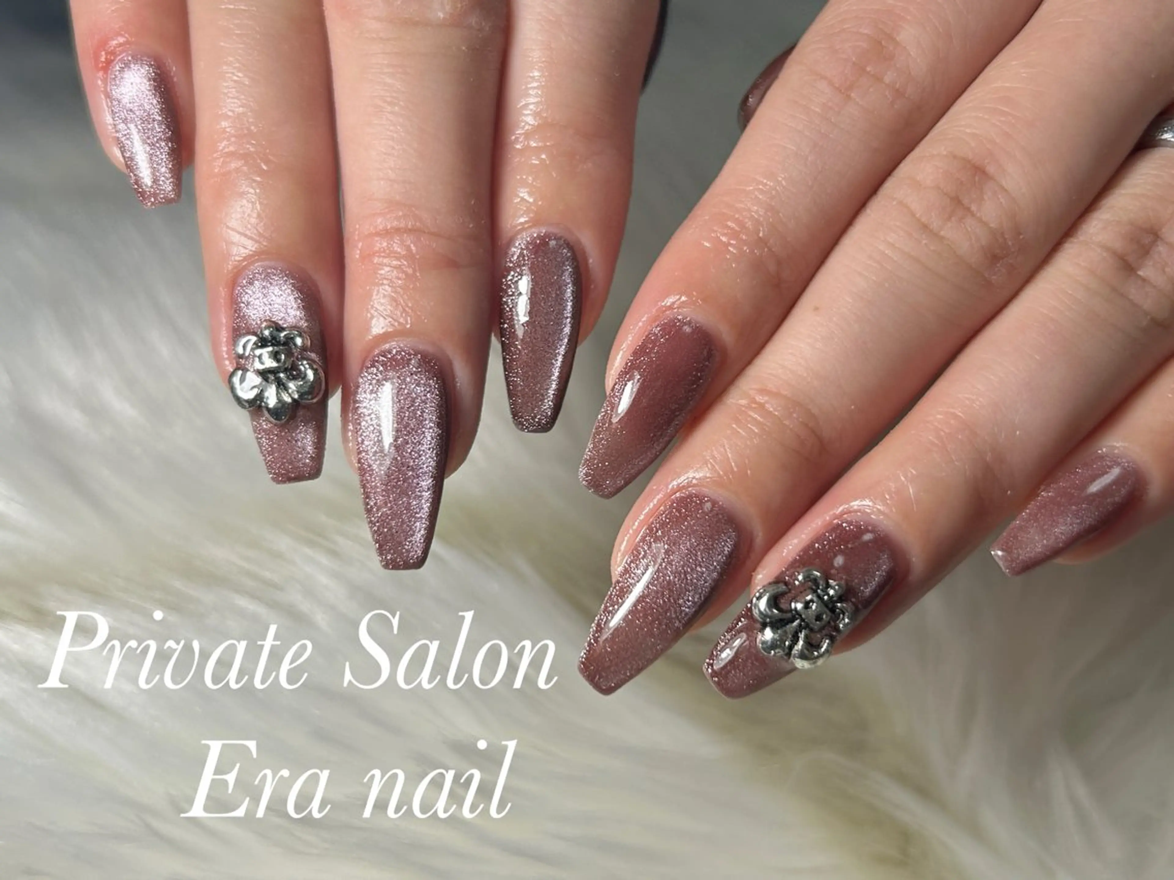 ネイル マグネットネイル ハンドネイル Era nailのネイルデザイン