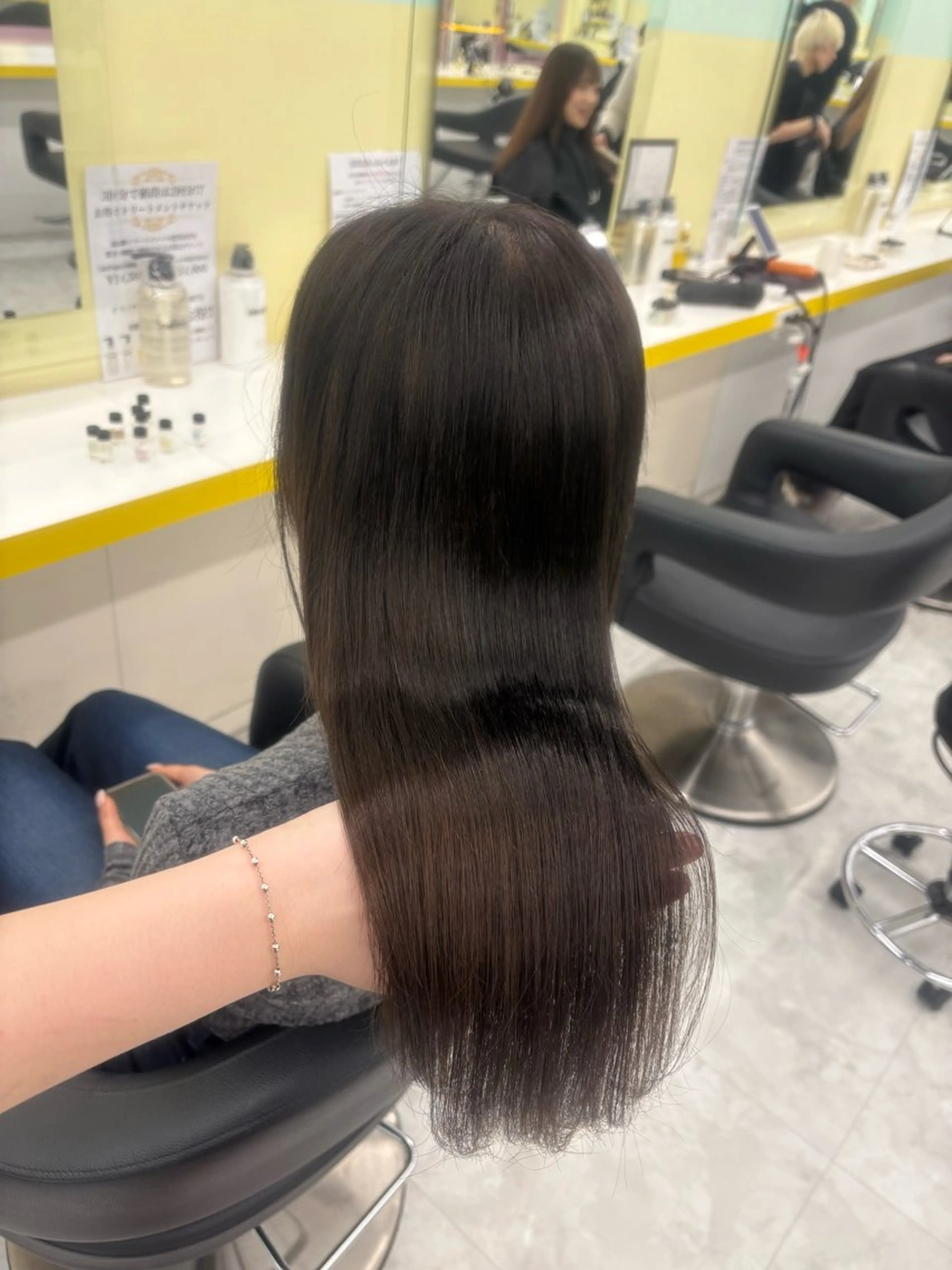 ロング カラー ヘアカラー トリートメント ベージュ×レイヤー 🤎横浜/miu🤎のヘアスタイル