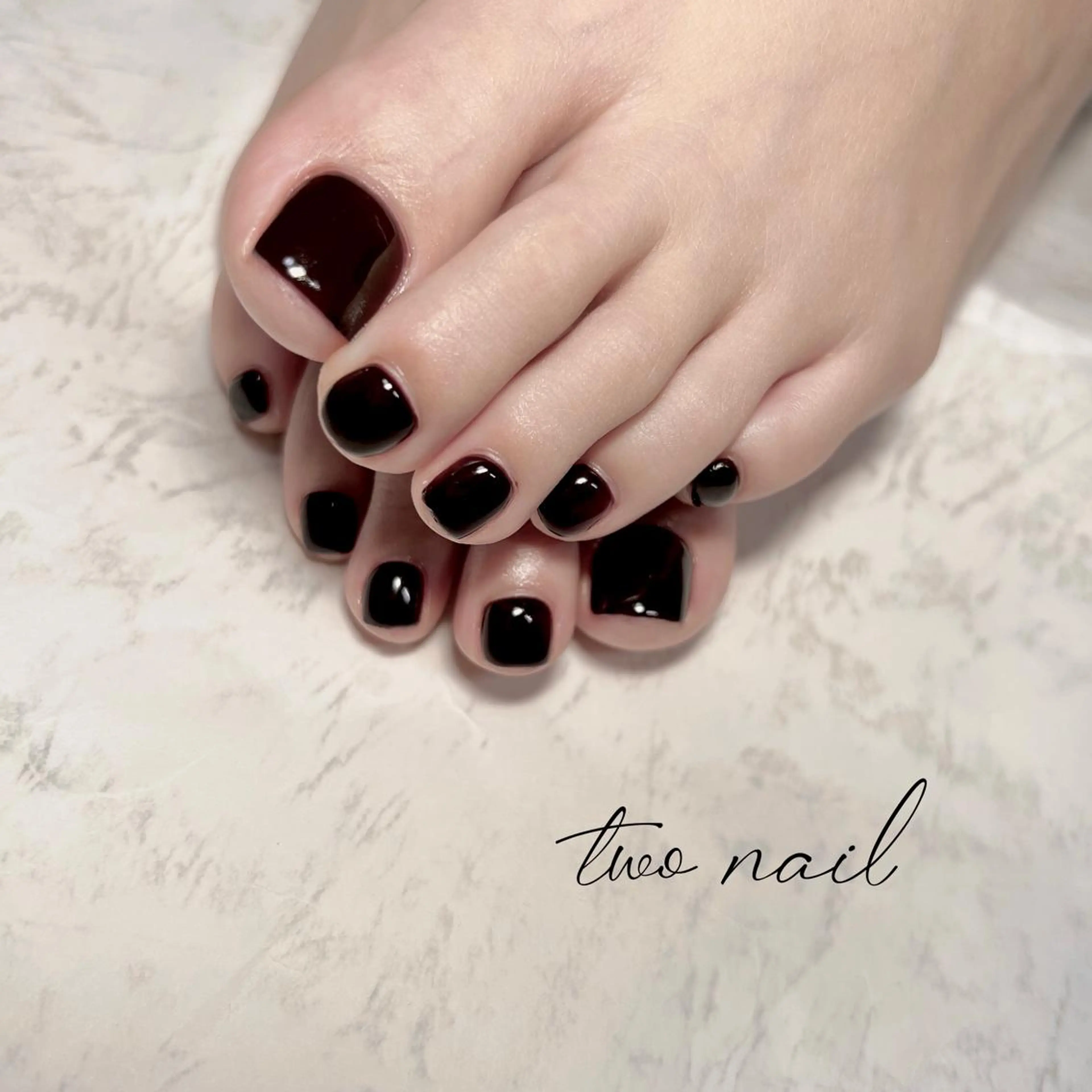 ネイル アートネイル フットネイル ハート ニュアンスネイル オフィスネイル フットネイル two nailのネイルデザイン