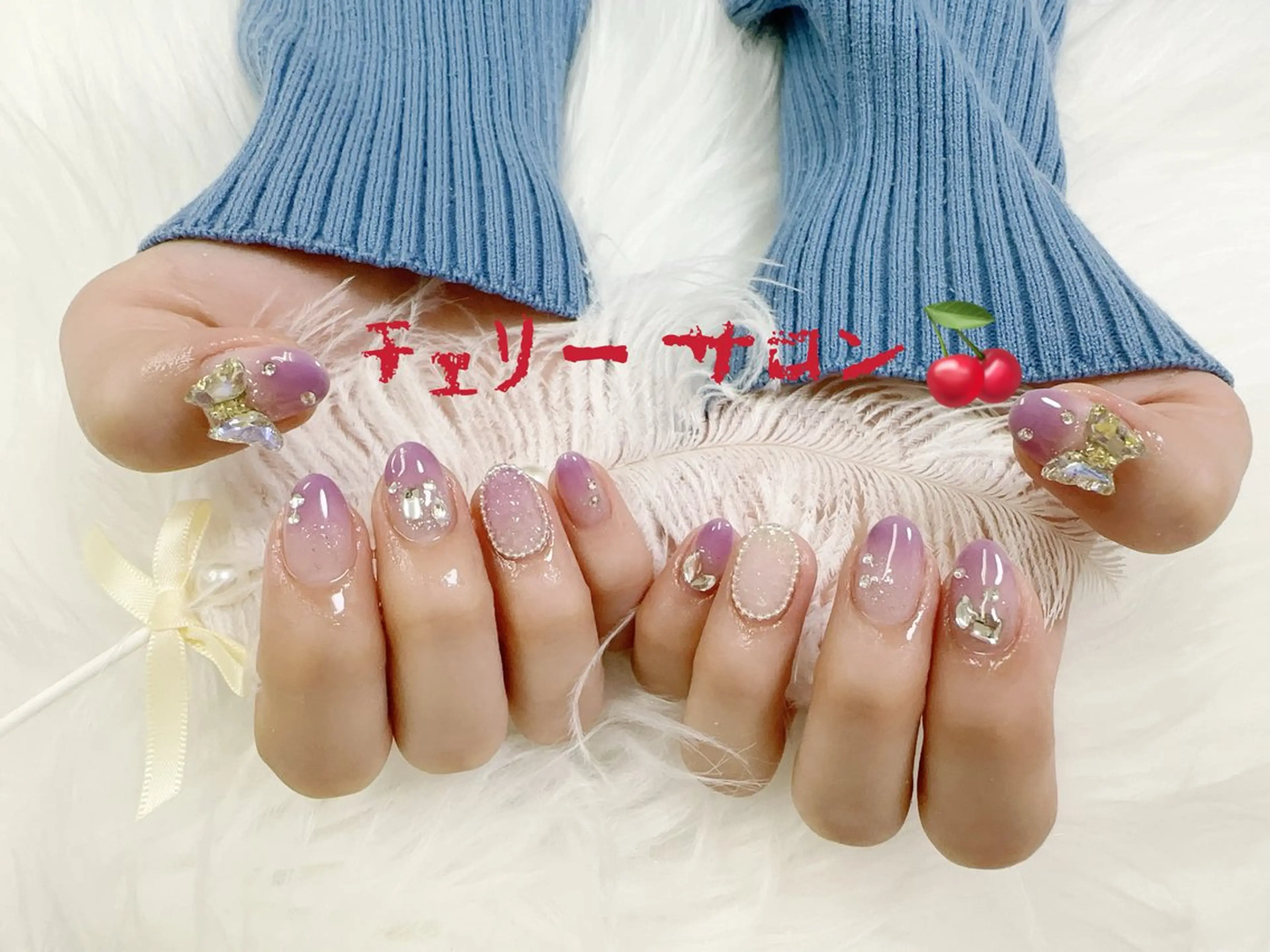 ネイル ハンドネイル チェリーサロン所属・蒲田2分 アキのネイルデザイン