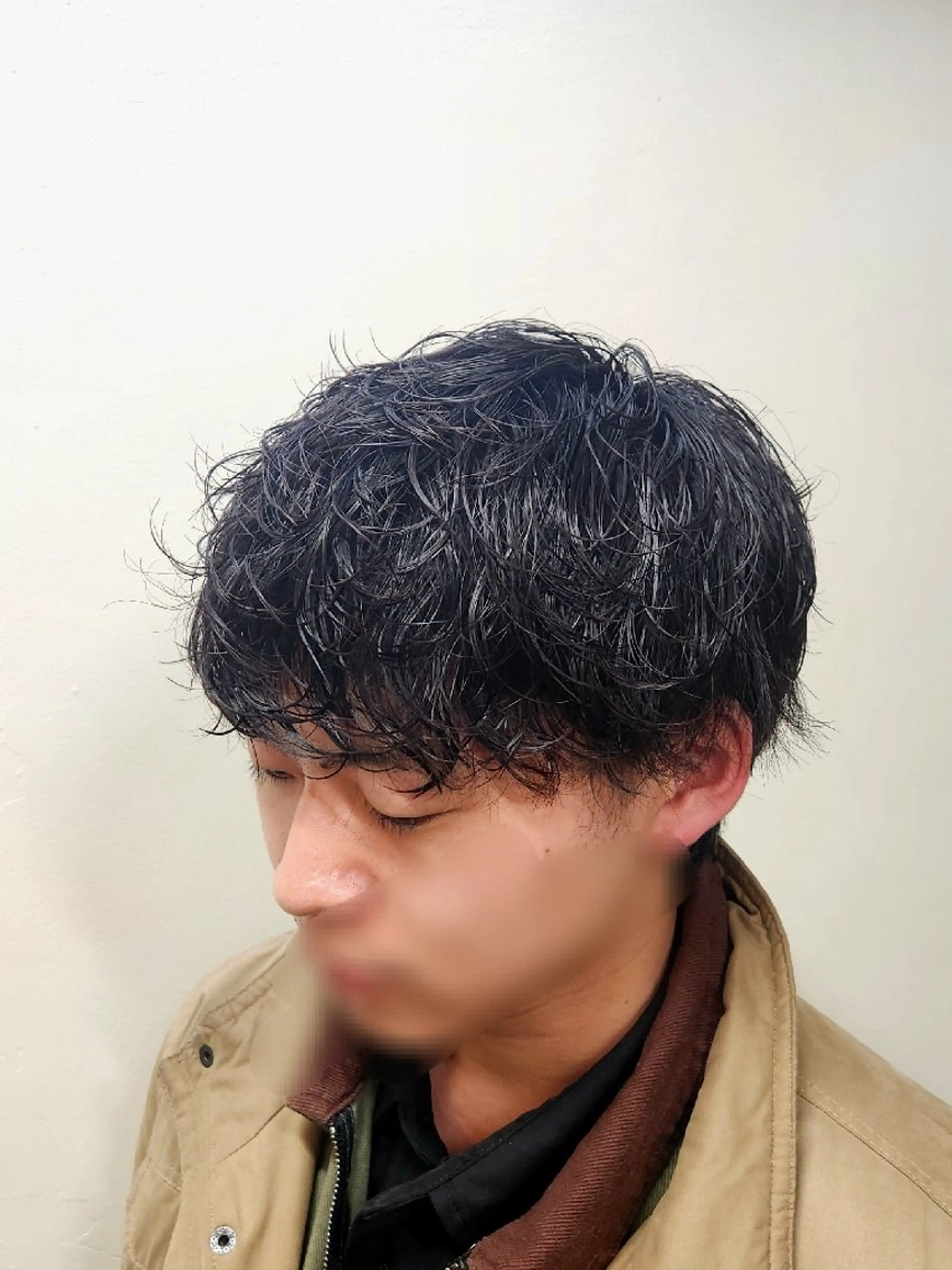 パーマ 🇰🇷ダウンパーマ 毛流れヘア🪽藤原のヘアスタイル
