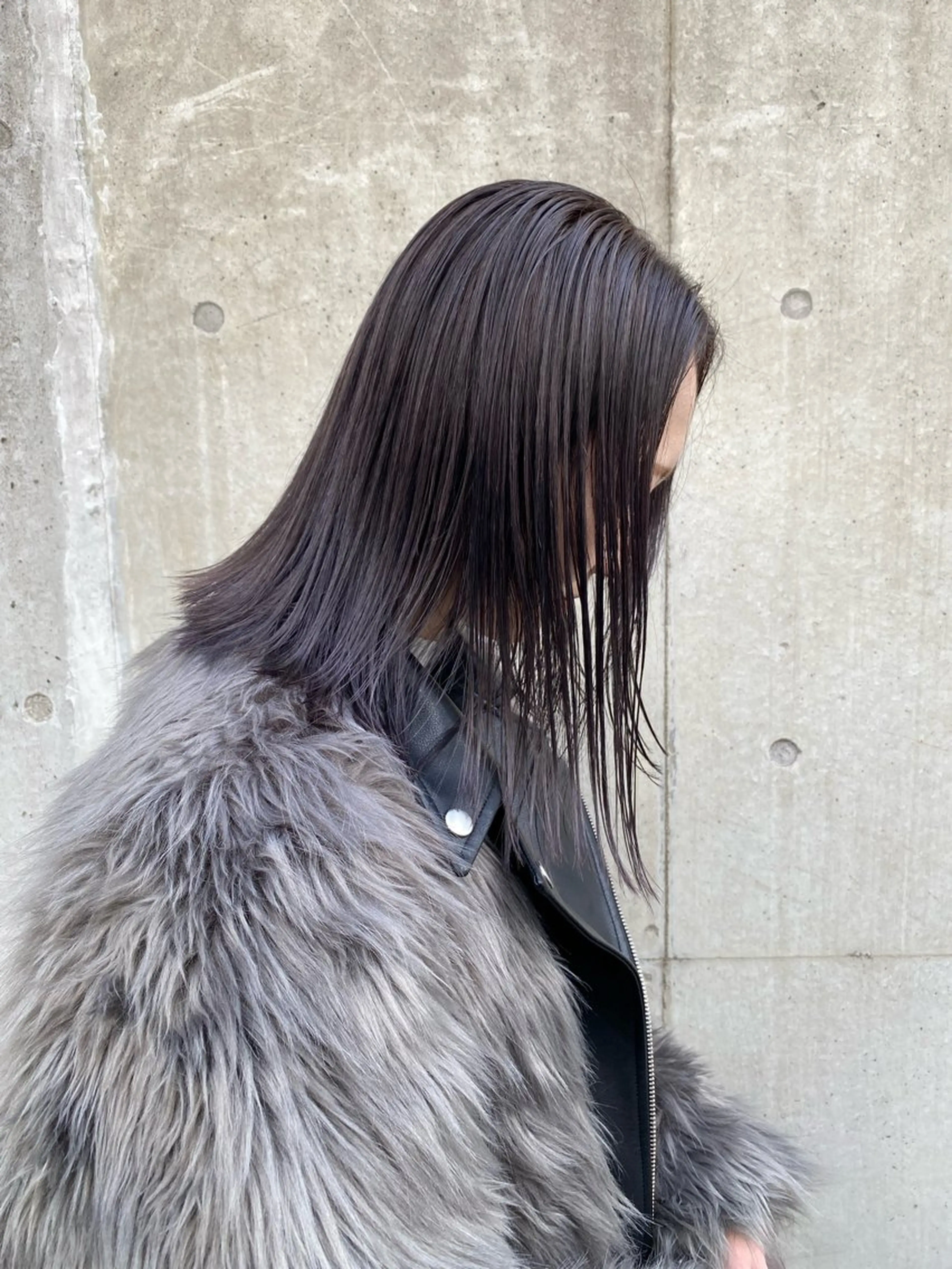 ミディアム カラー カット ヘアカラー トリートメント 吉武 茂暉のヘアスタイル