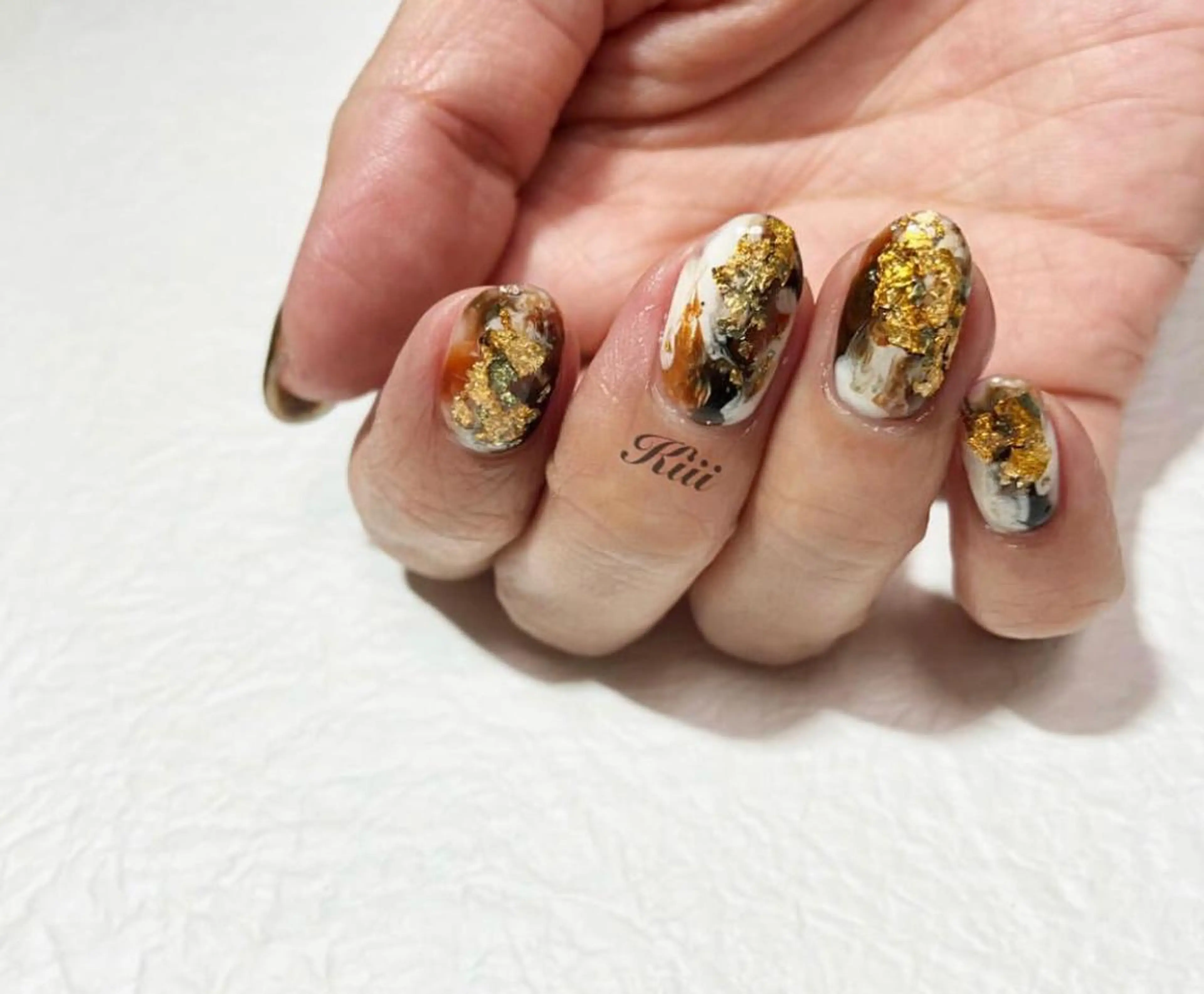 ネイル ハンドネイル フットネイル kiii.__ ✴︎*のネイルデザイン