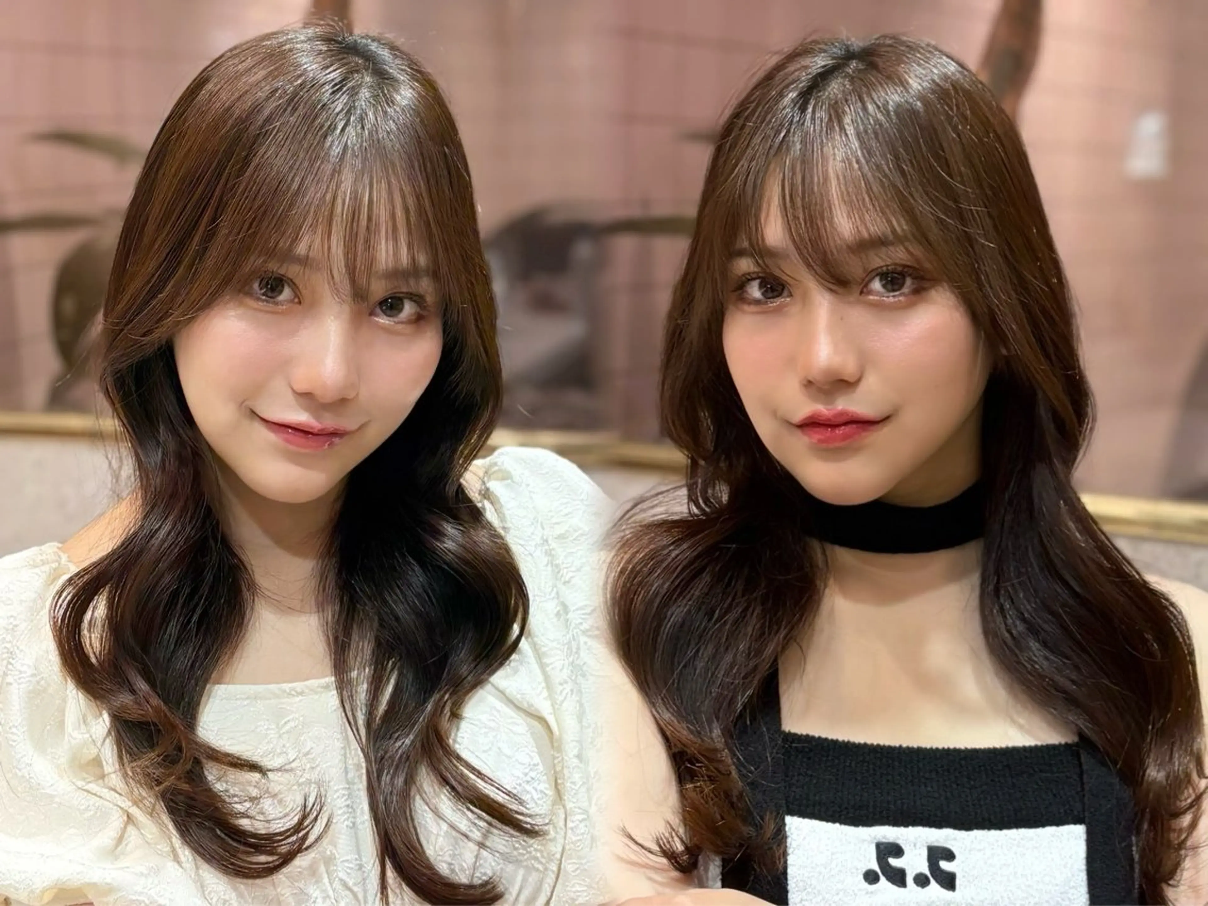 セミロング カラー パーマ ヘアアレンジ メンズ キッズ レイヤーカット 新宿/小顔レイヤー/ 顔まわり/西慶太朗のヘアスタイル