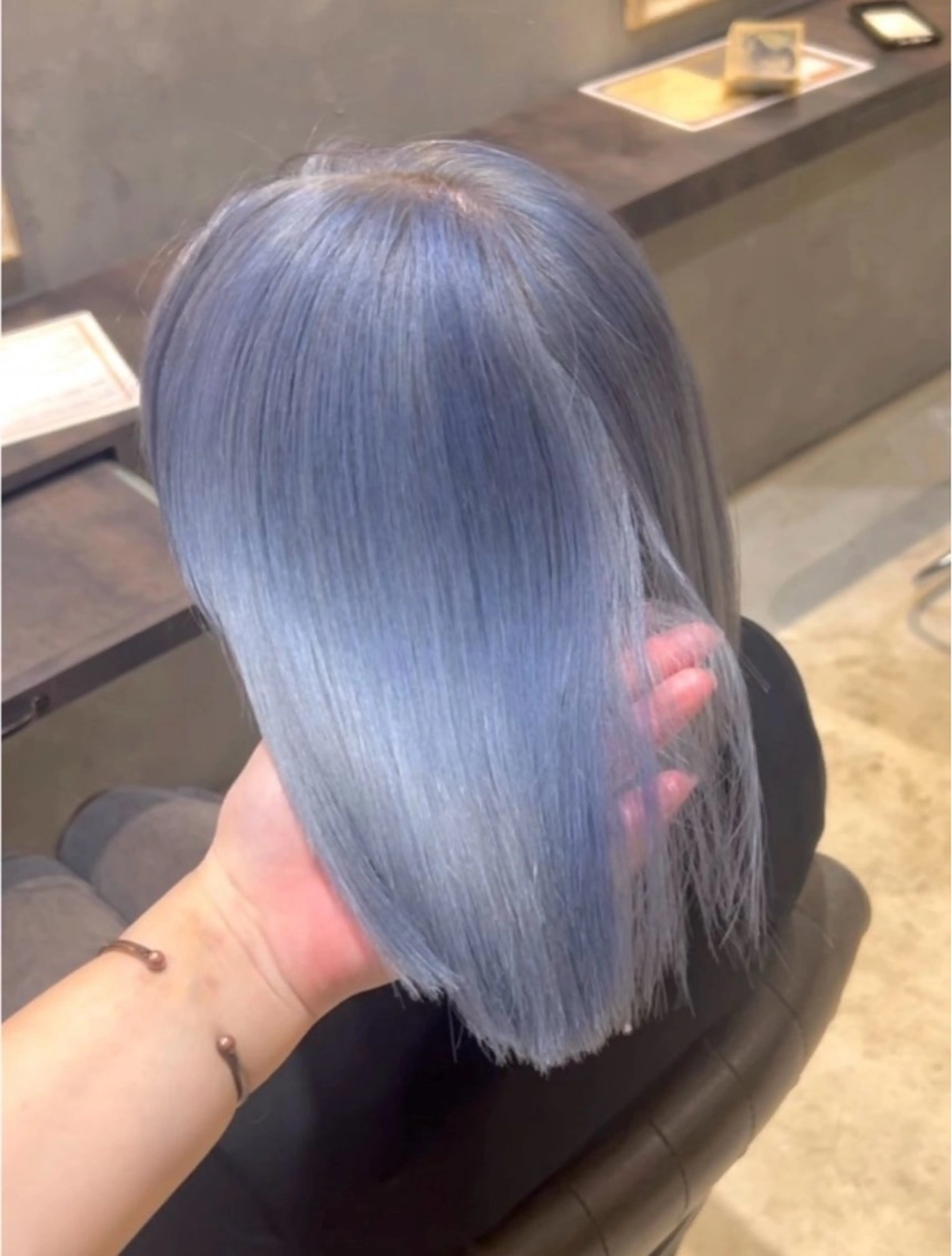 【4月11、12日限定メニュー☁️】全頭ブリーチorブリーチリタッチ🥣+カラーメニュー🌈トリートメント付き️🫧の写真