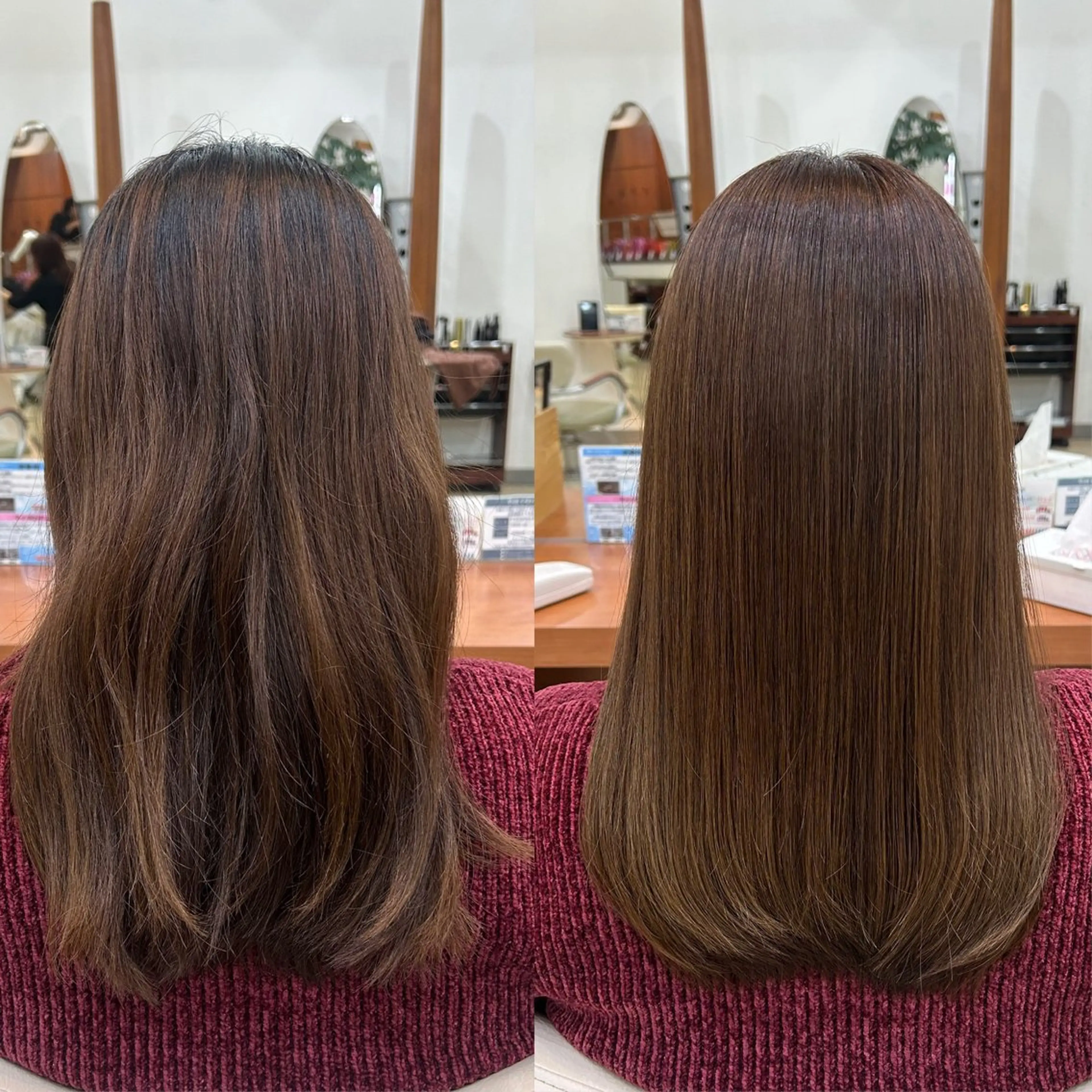 セミロング カラー ヘアカラー 🦋💜金澤 愛奈💜🦋のヘアスタイル