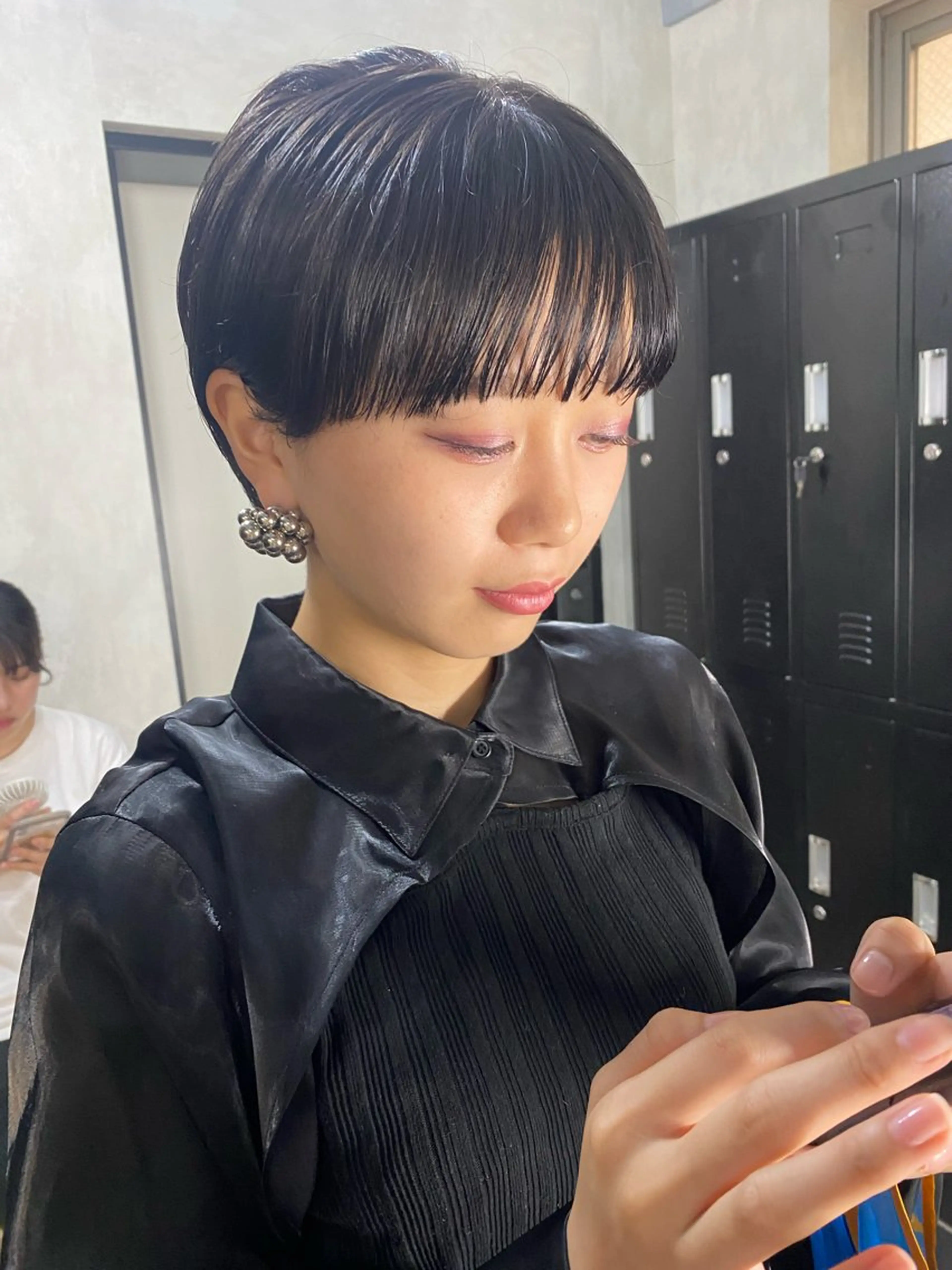 ショート カラー カット ヘアカラー トリートメント IVORY.所属・🟩白髪ぼかし/ボブ /ショートヘア/大司のヘアスタイル