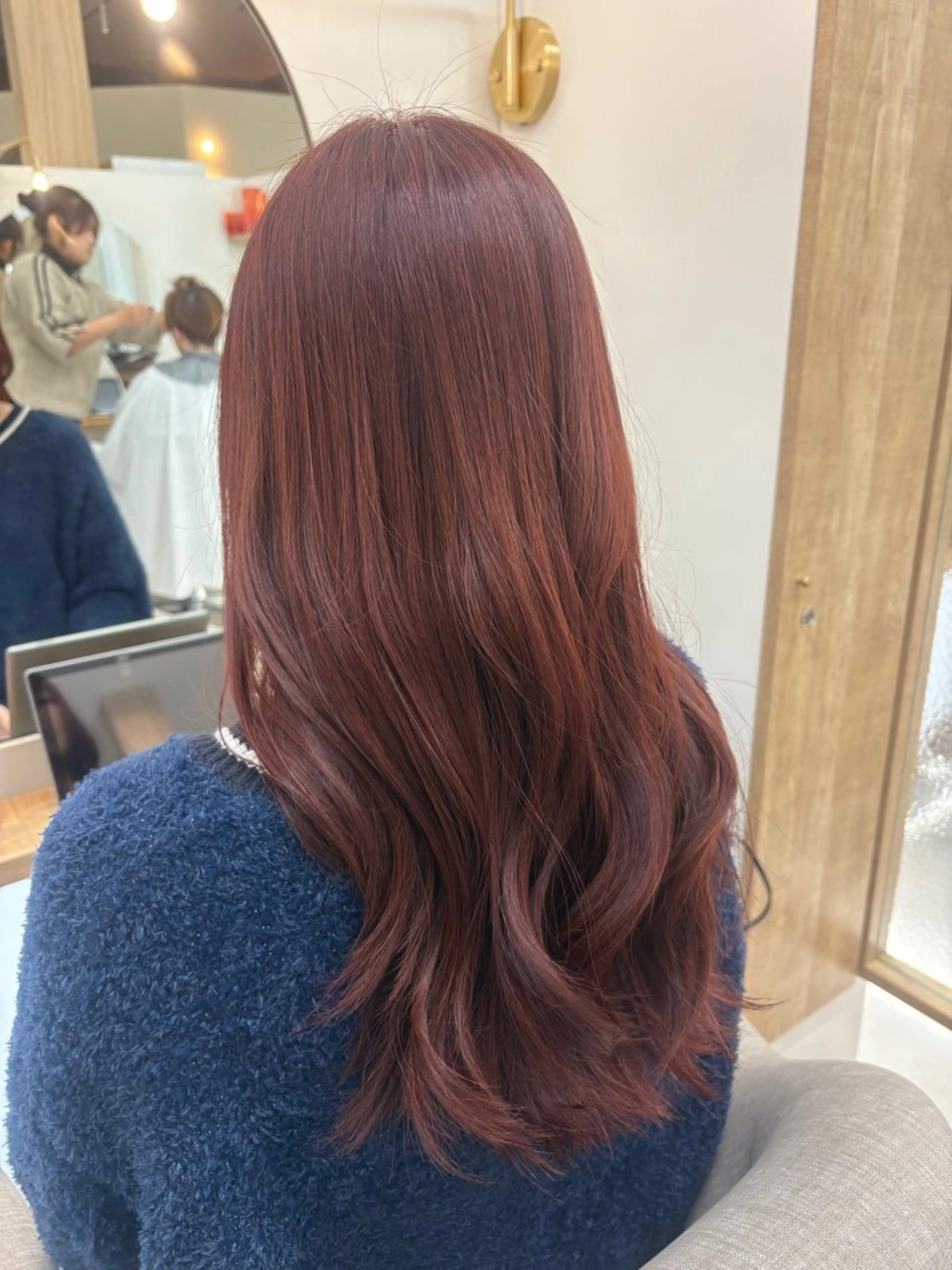 ロング カラー ブラウンカラー ピンクカラー Haruka ハルカのヘアスタイル