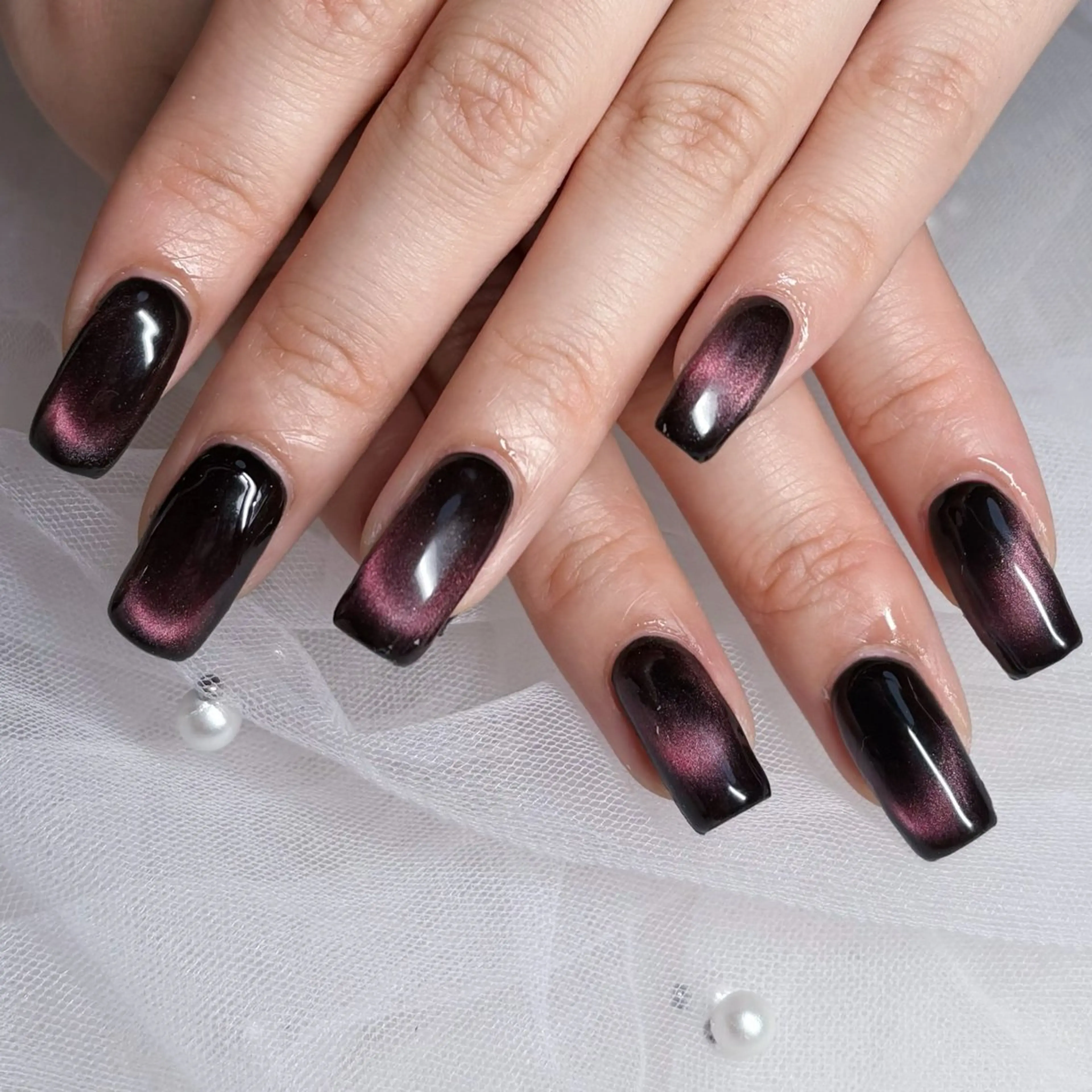 ネイル マグネットネイル ハンドネイル cerisier 坂本のネイルデザイン