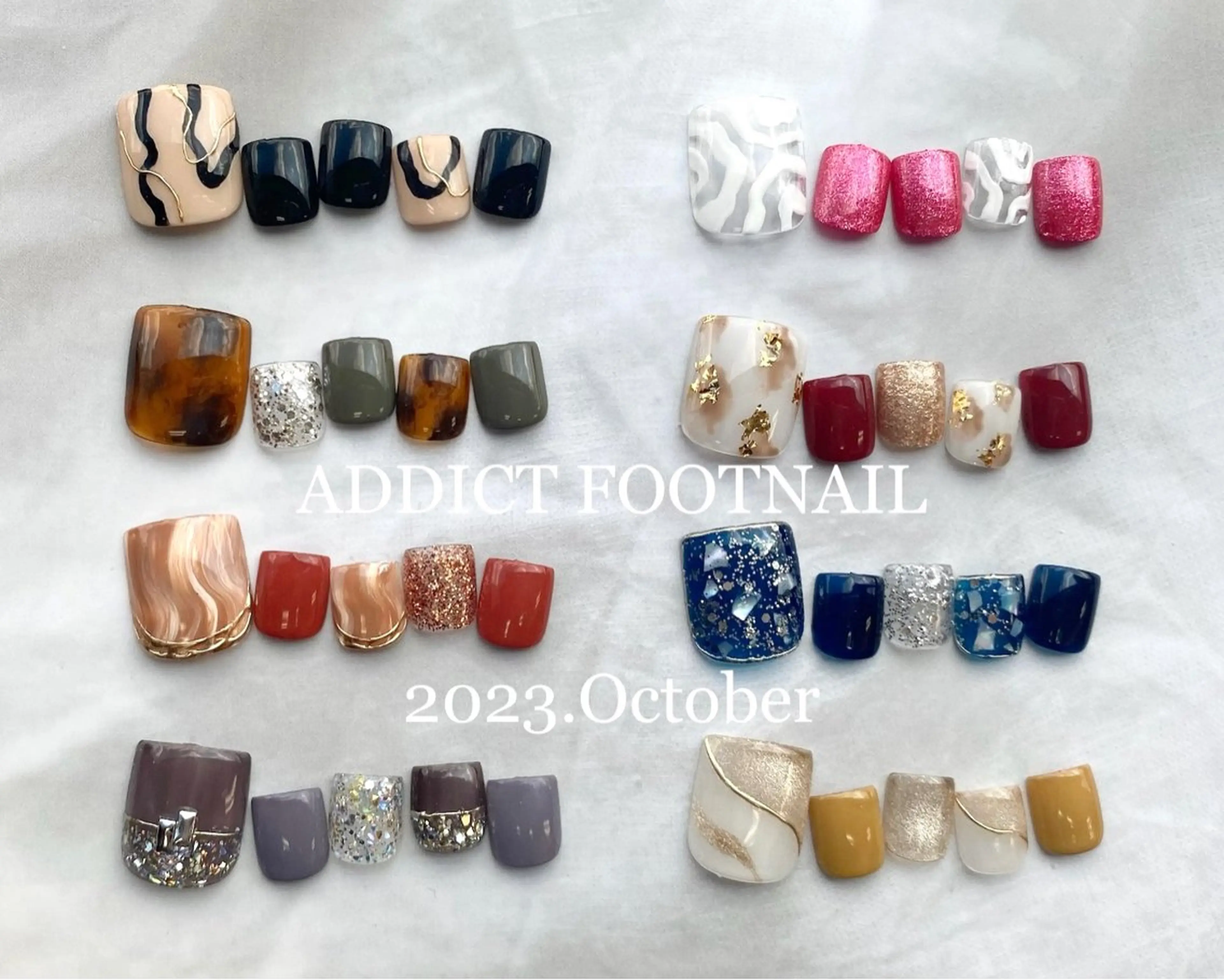ネイル フットネイル ADDICT アディクトのマツエク・マツパデザイン