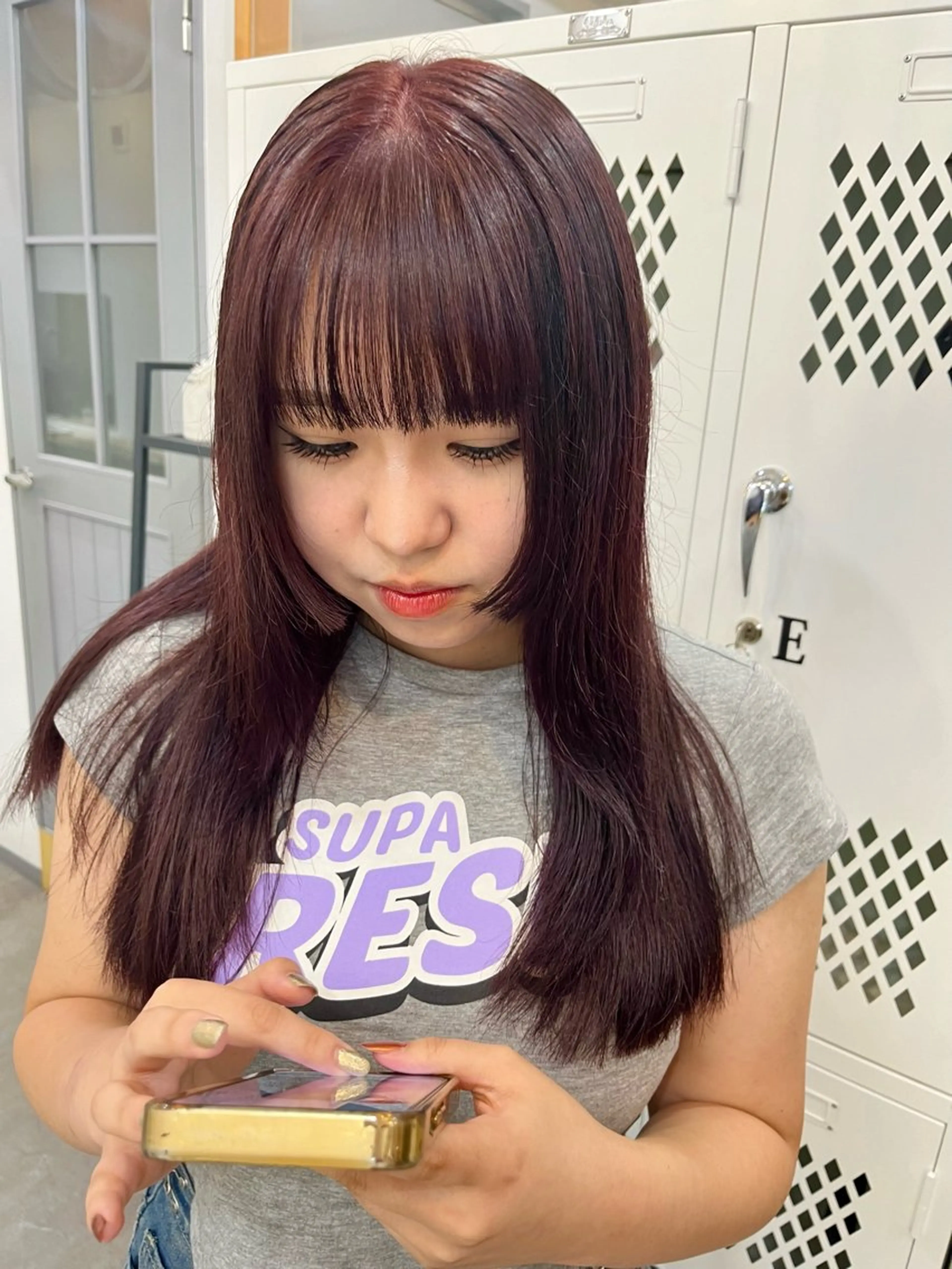 ロング カラー カット ヘアカラー トリートメント 🌼sunc HINAMI🌼のヘアスタイル