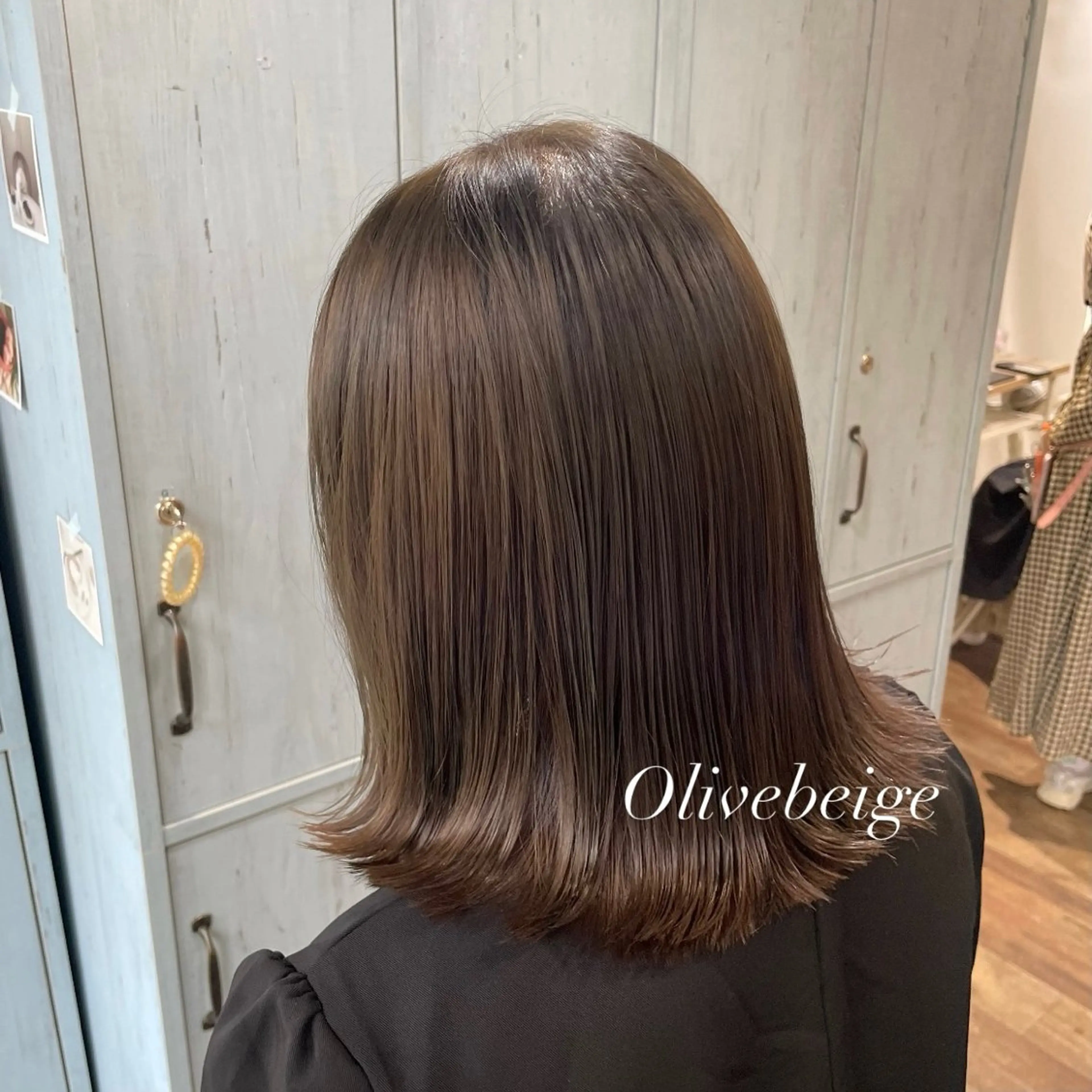 ミディアム ピンク・ラベンダー/ レイヤー/NANAのヘアスタイル