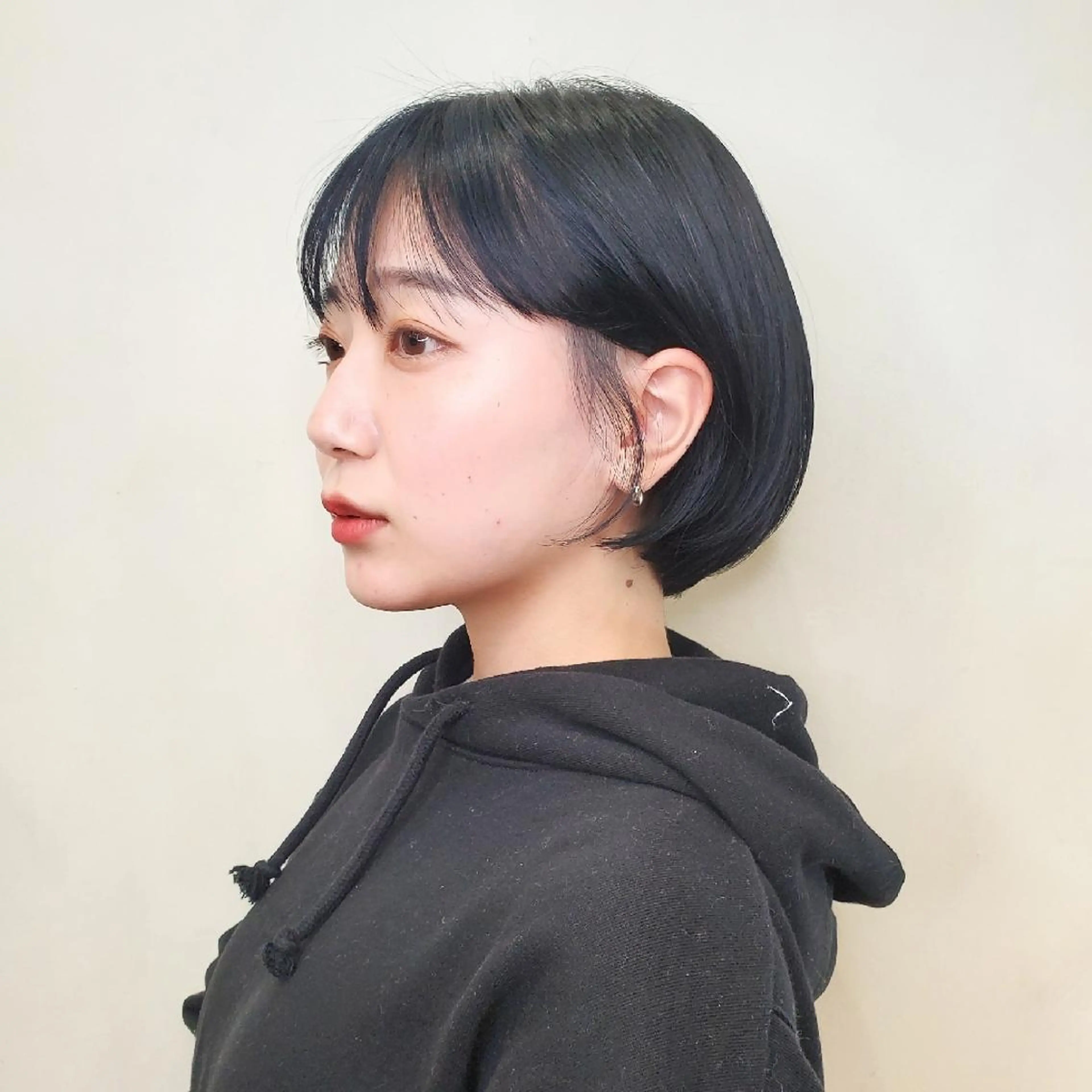 ショート カラー タンバルモリ レイヤーカット 韓国レイヤー suzuのヘアスタイル