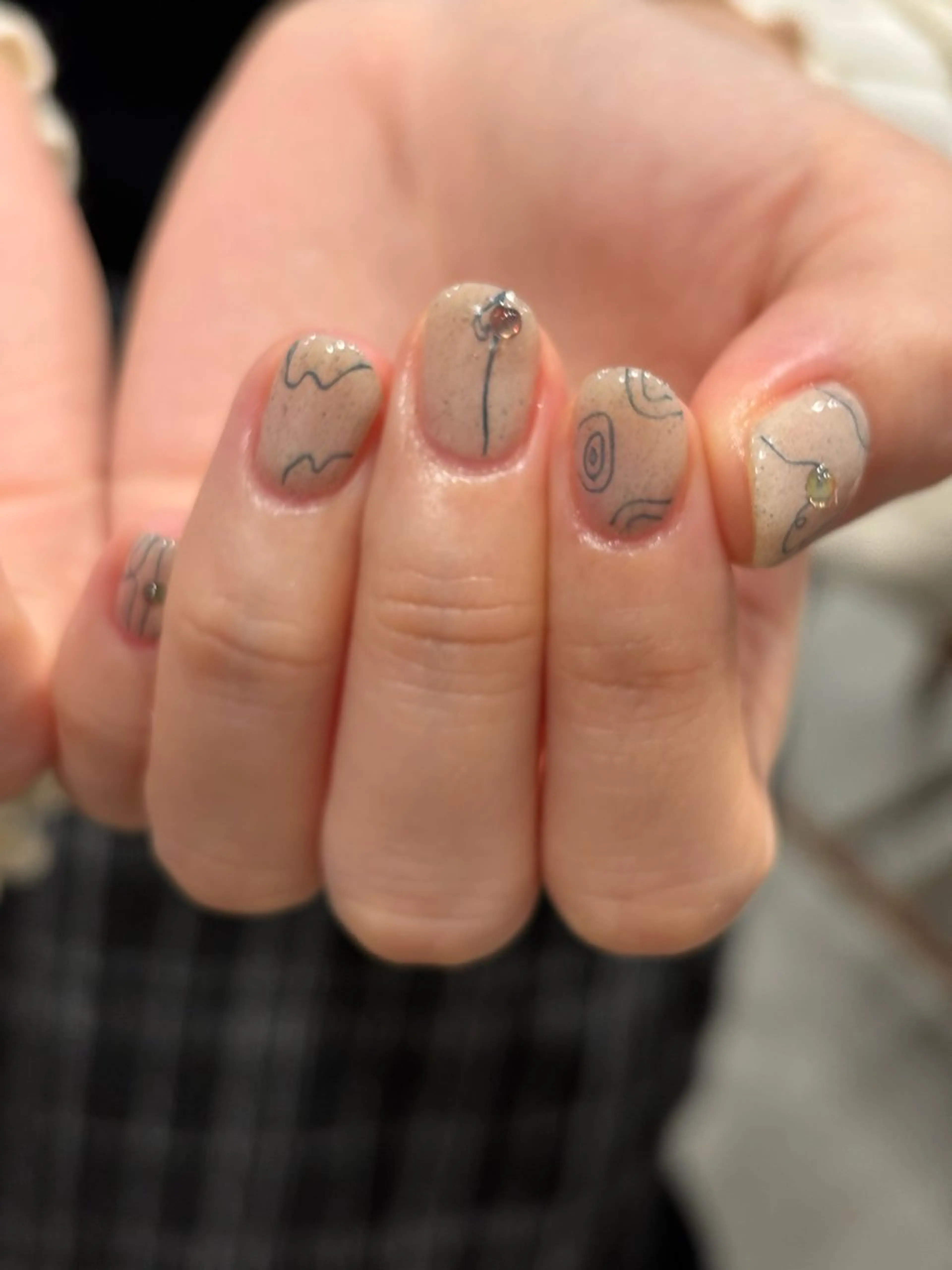 ネイル ネイビー ogura maoのネイルデザイン