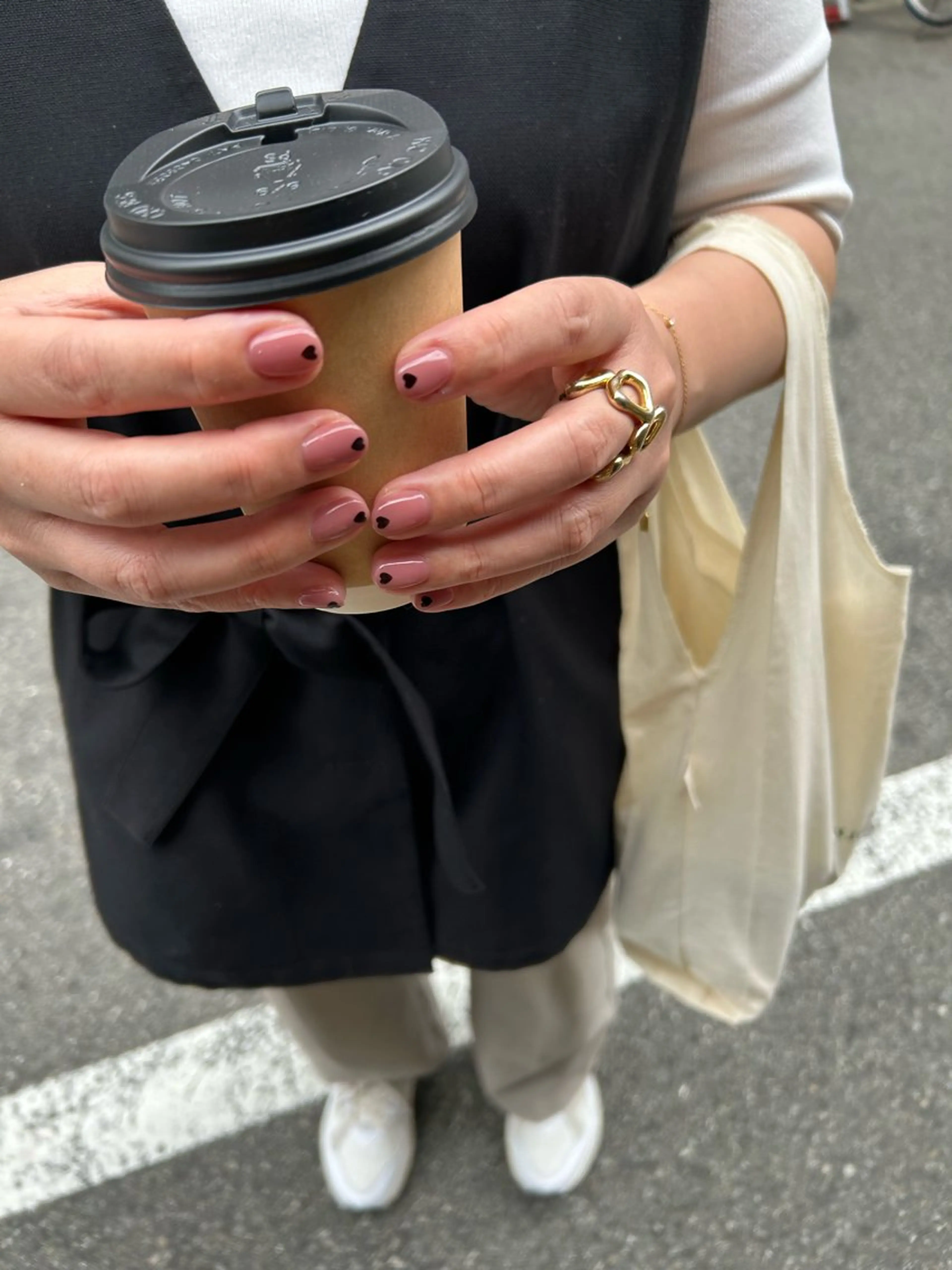 ネイル ハート ハンドネイル repos yoshitomeのネイルデザイン