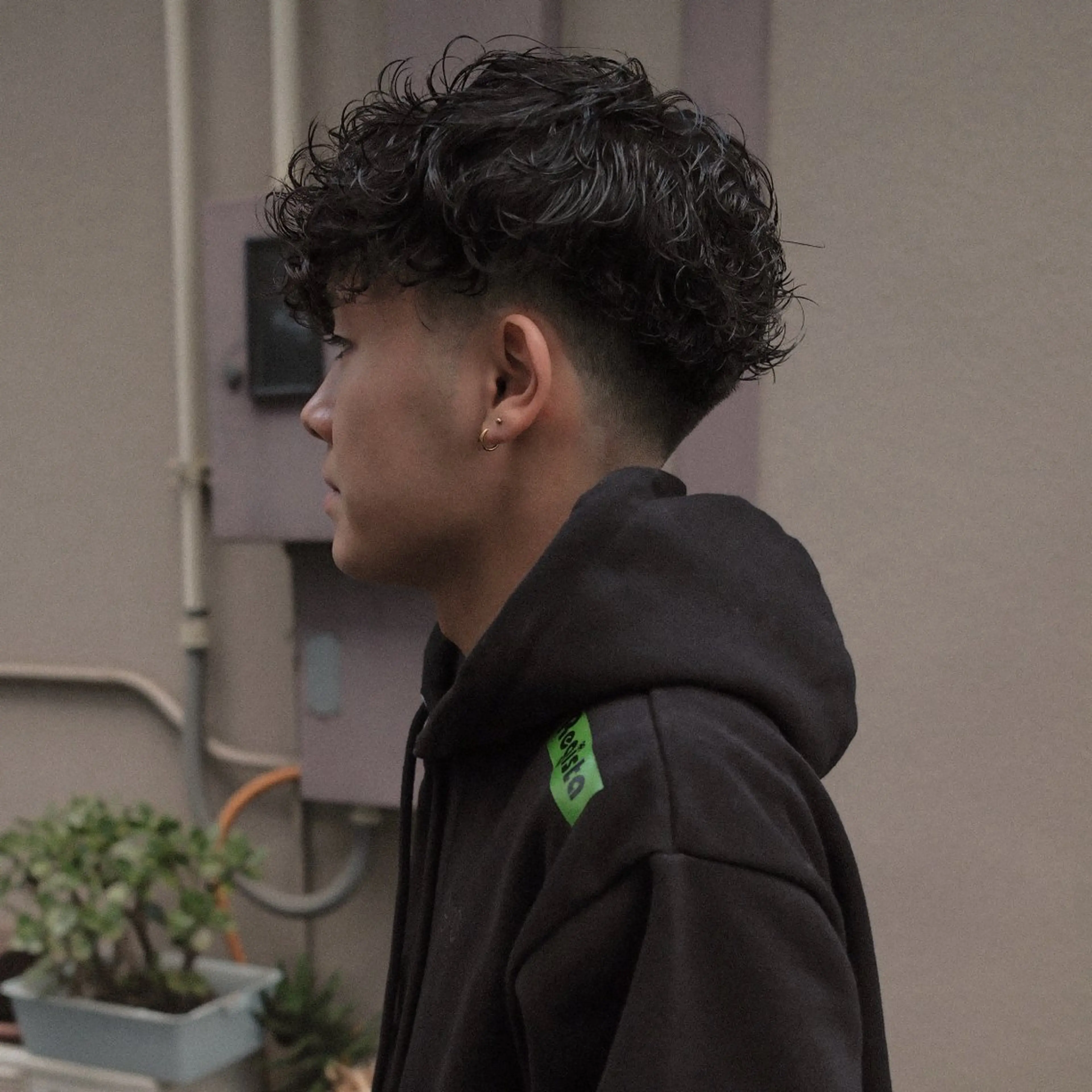 ショート パーマ メンズ カット パーマ レディースパーマ🍭 /大阪/福島駅/りなのヘアスタイル