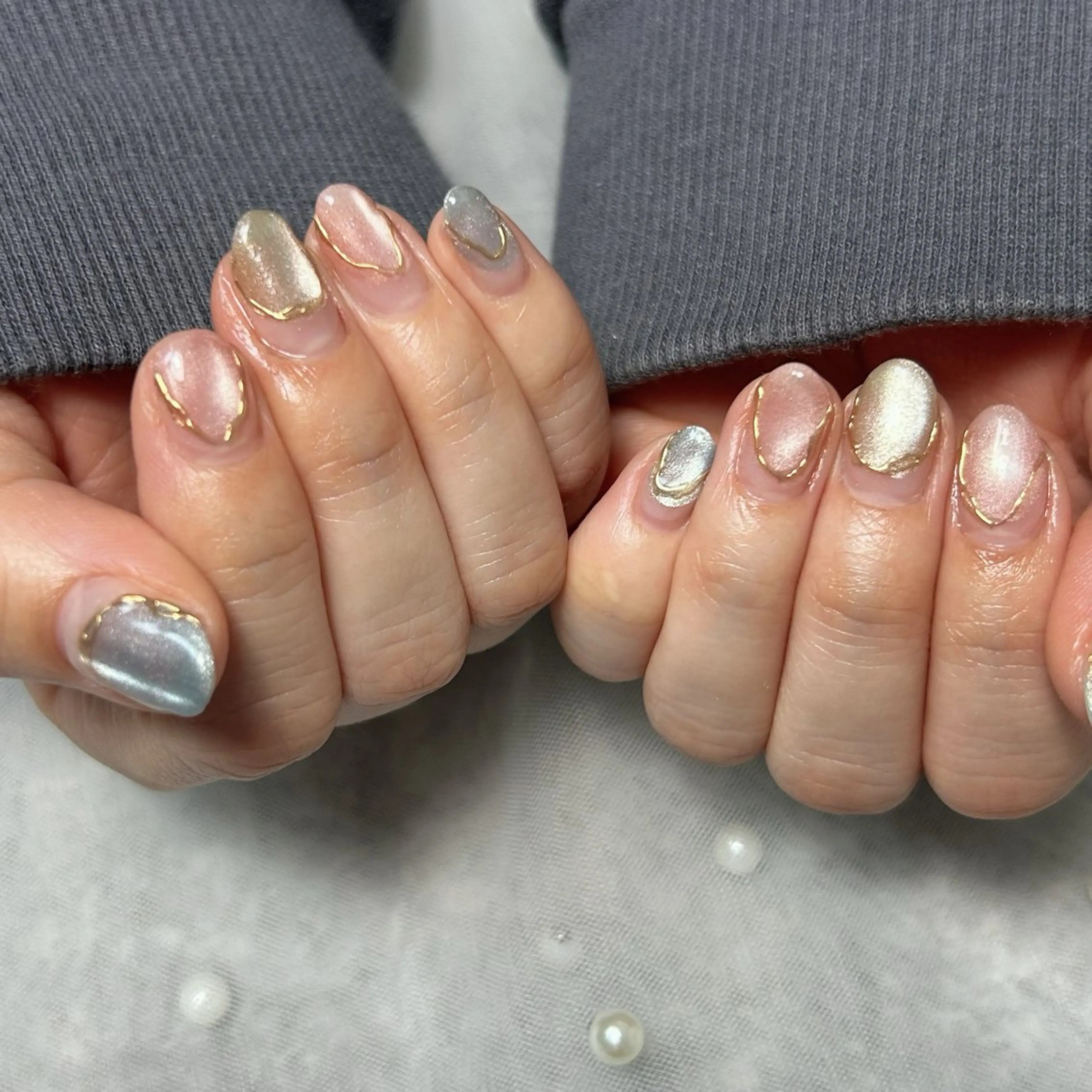 ネイル アートネイル マグネットネイル cee. ckikakoのネイルデザイン