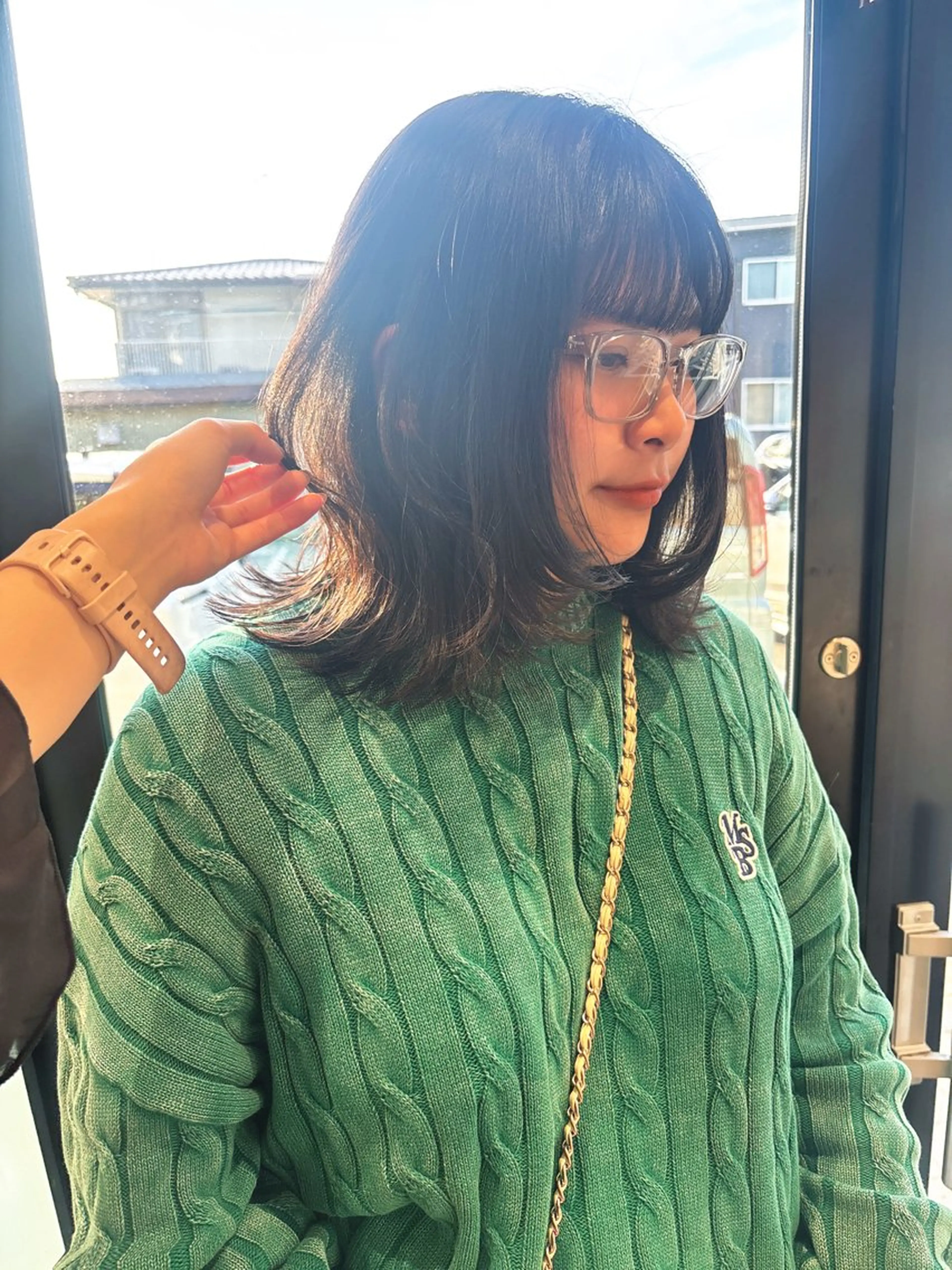 セミロング レイヤーカット 大橋 彩香のヘアスタイル