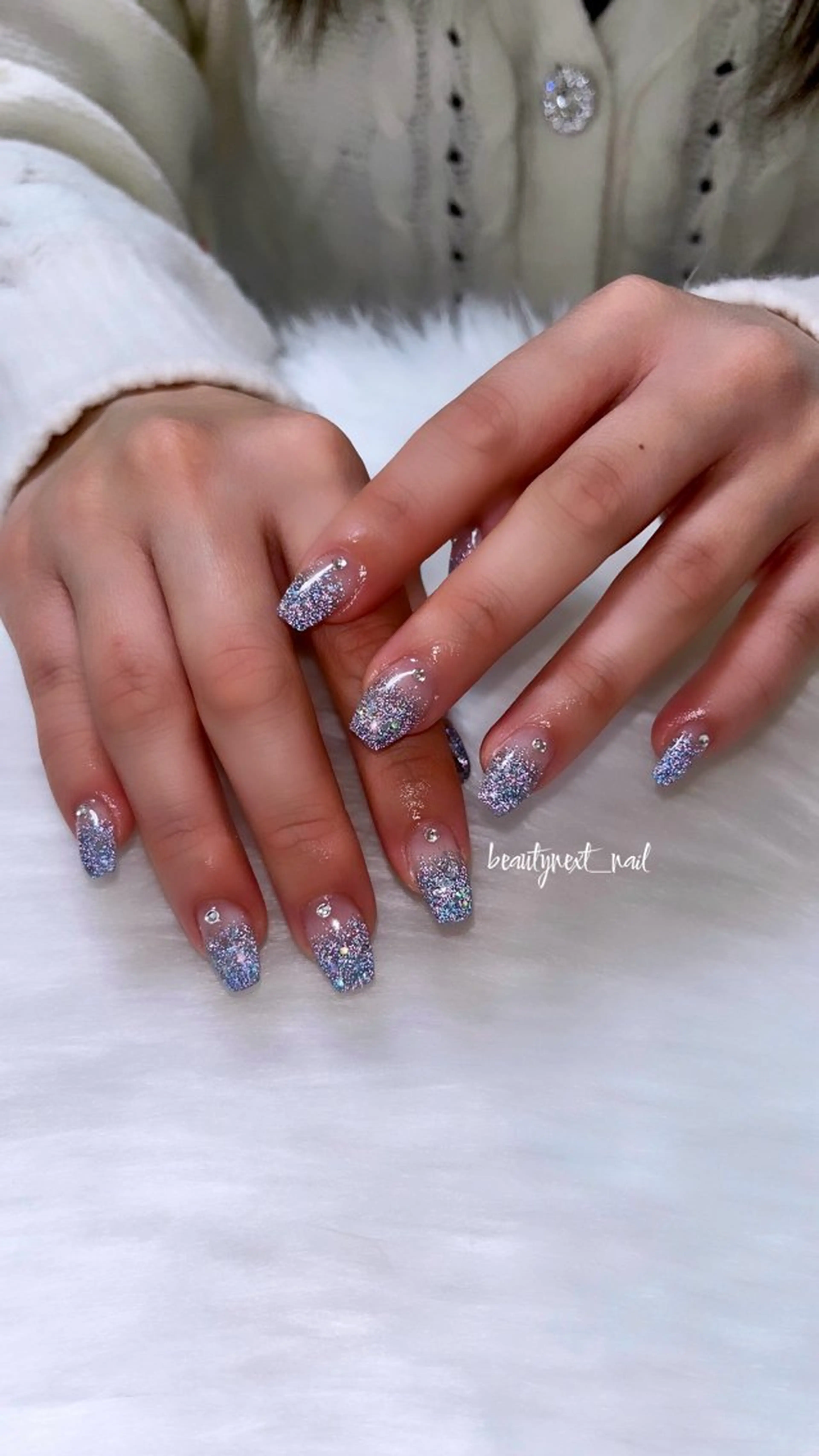 ネイル ラメ(グリッター) ラメグラデーション beautynext nailのネイルデザイン
