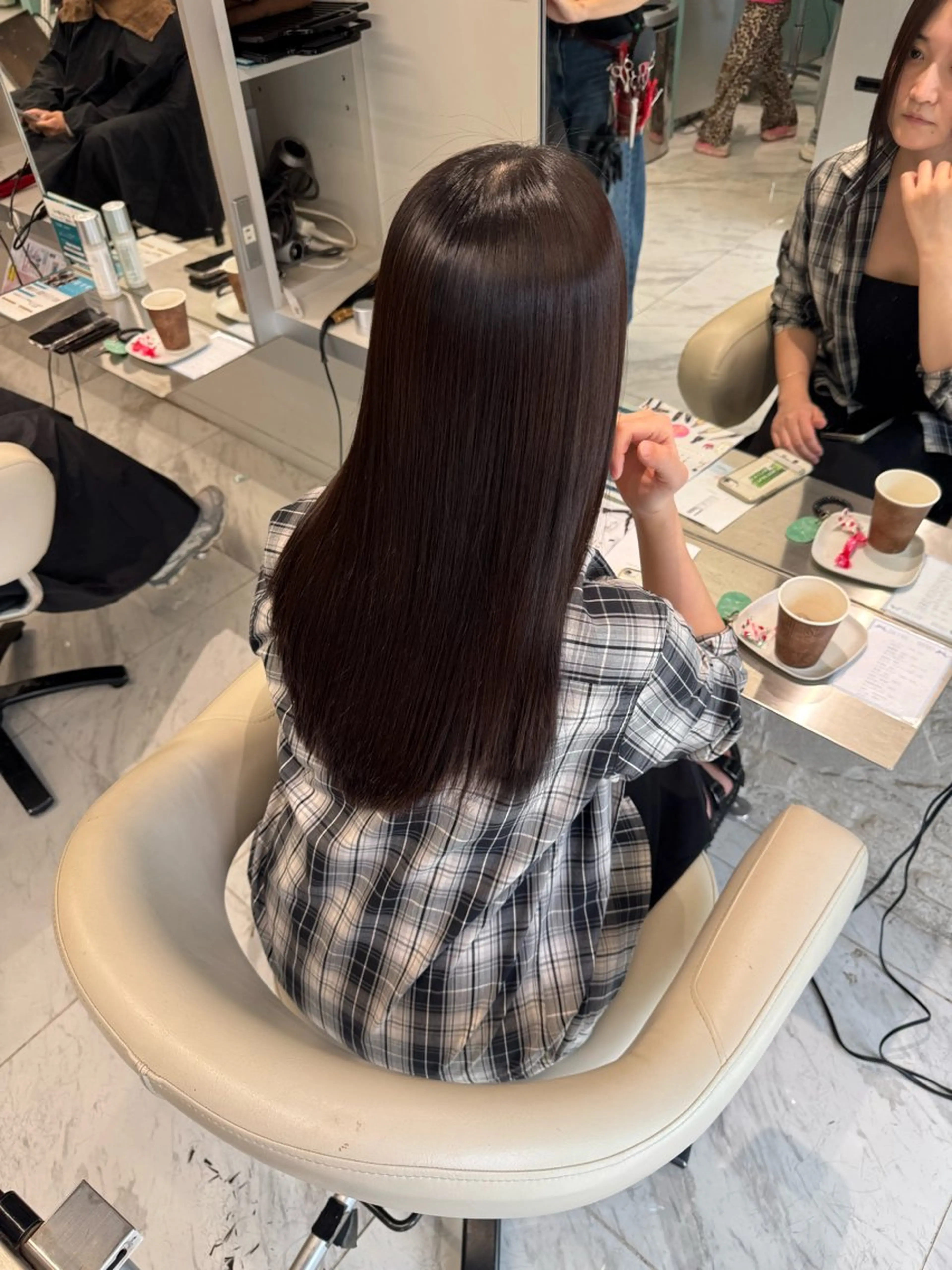 ロング 髪質改善 縮毛矯正 トリートメント 髪質改善/縮毛矯正 心斎橋/池本有宏のヘアスタイル