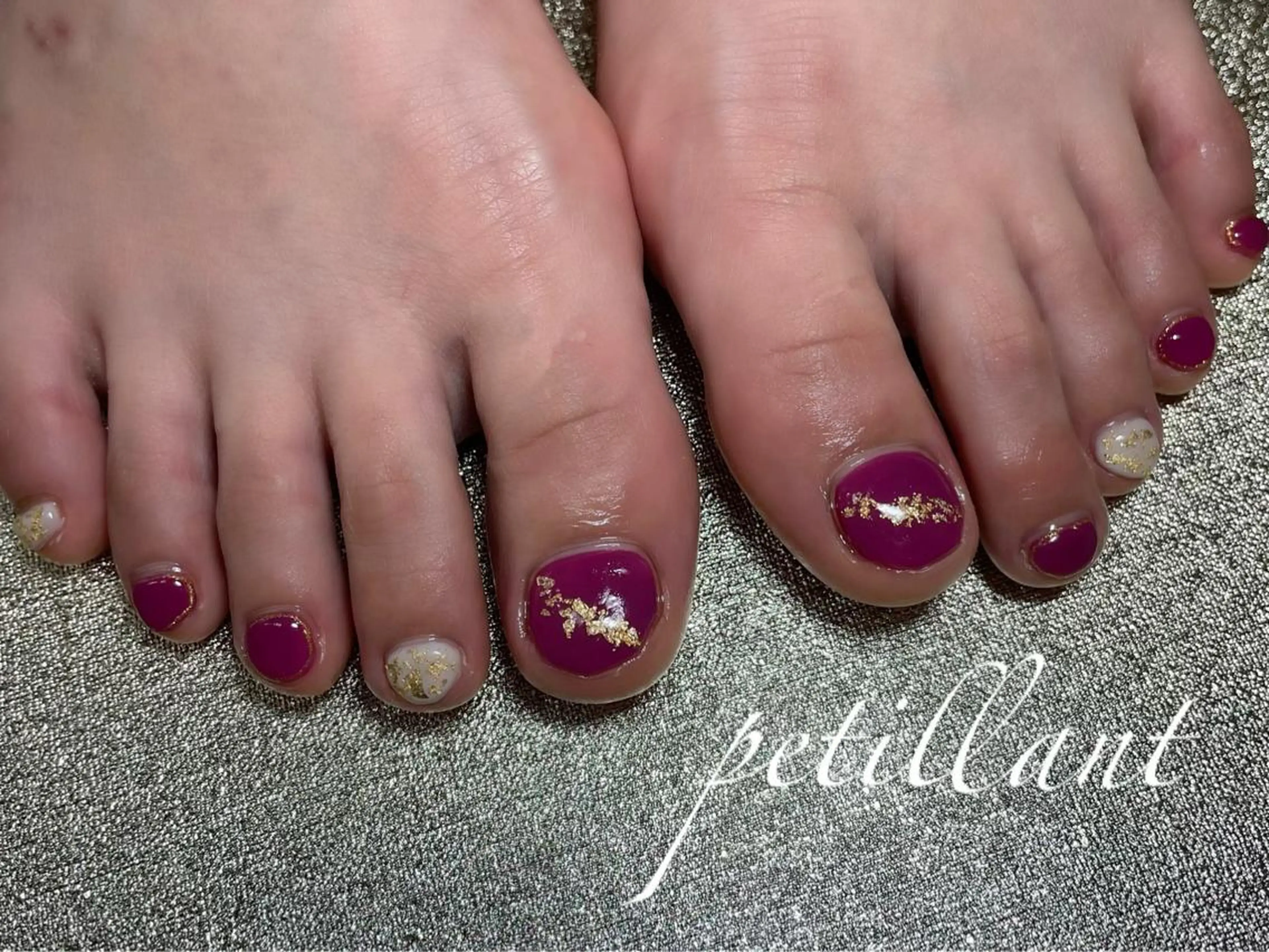ネイル フットネイル 持ち込み petillant所属・nail salon petillantのネイルデザイン