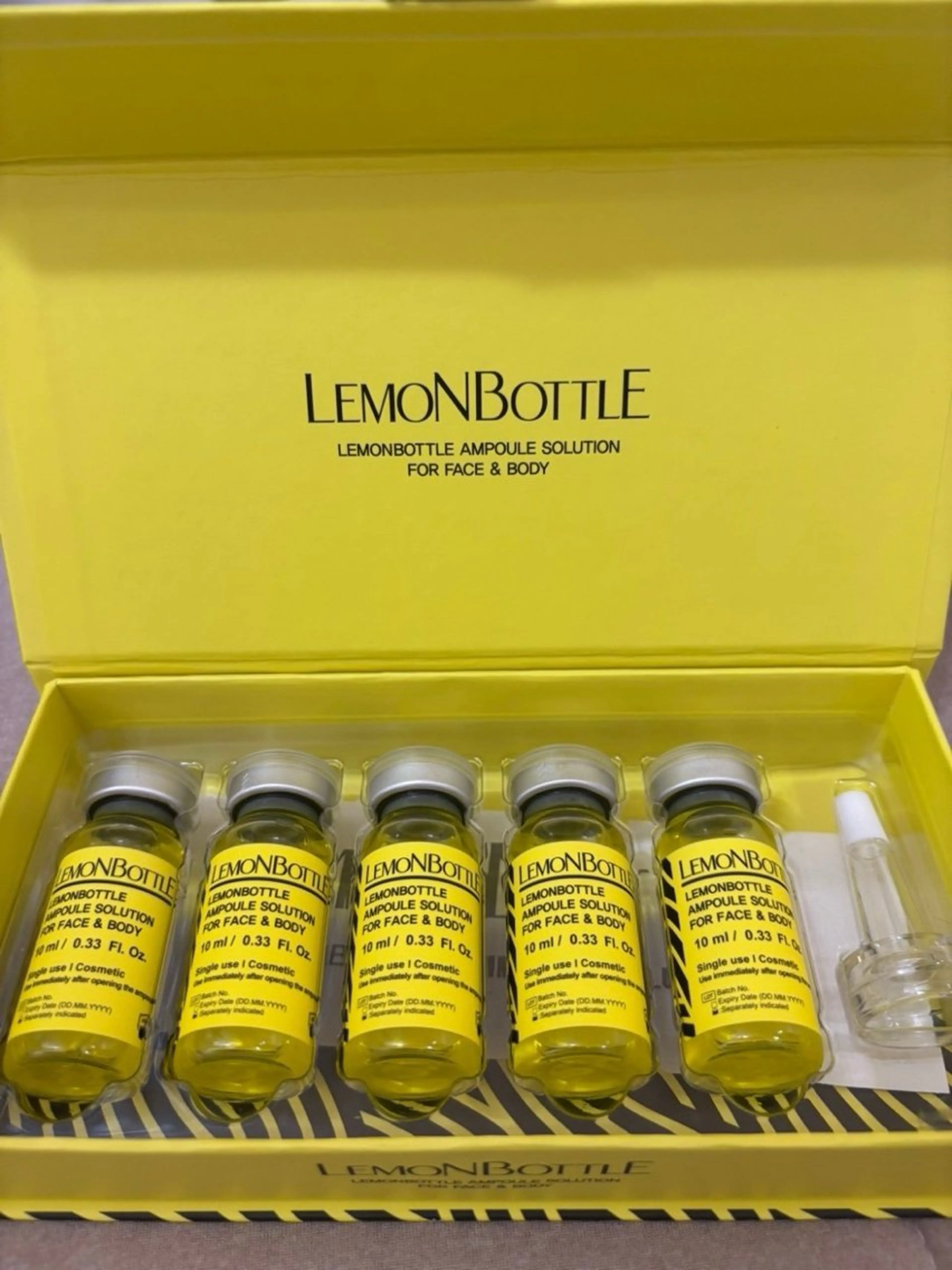 ⚠️現金のみ⚠️【モニター様募集／口コミ必須】 レモン🍋ボトルエレクトロポーション導入の写真