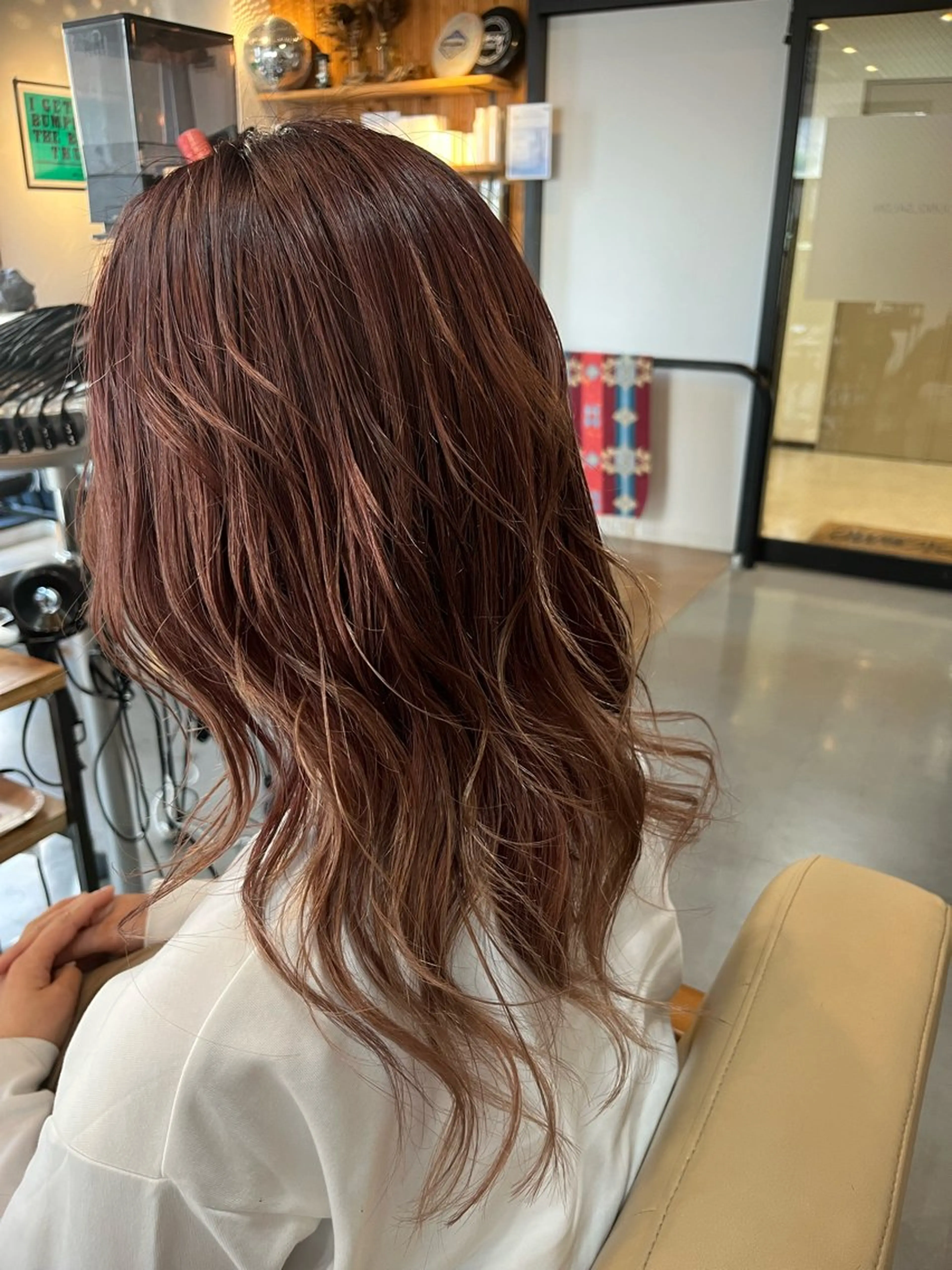 セミロング カット ヘアカラー JUNO所属・阪神西宮★JUNO 川﨑温子のヘアスタイル