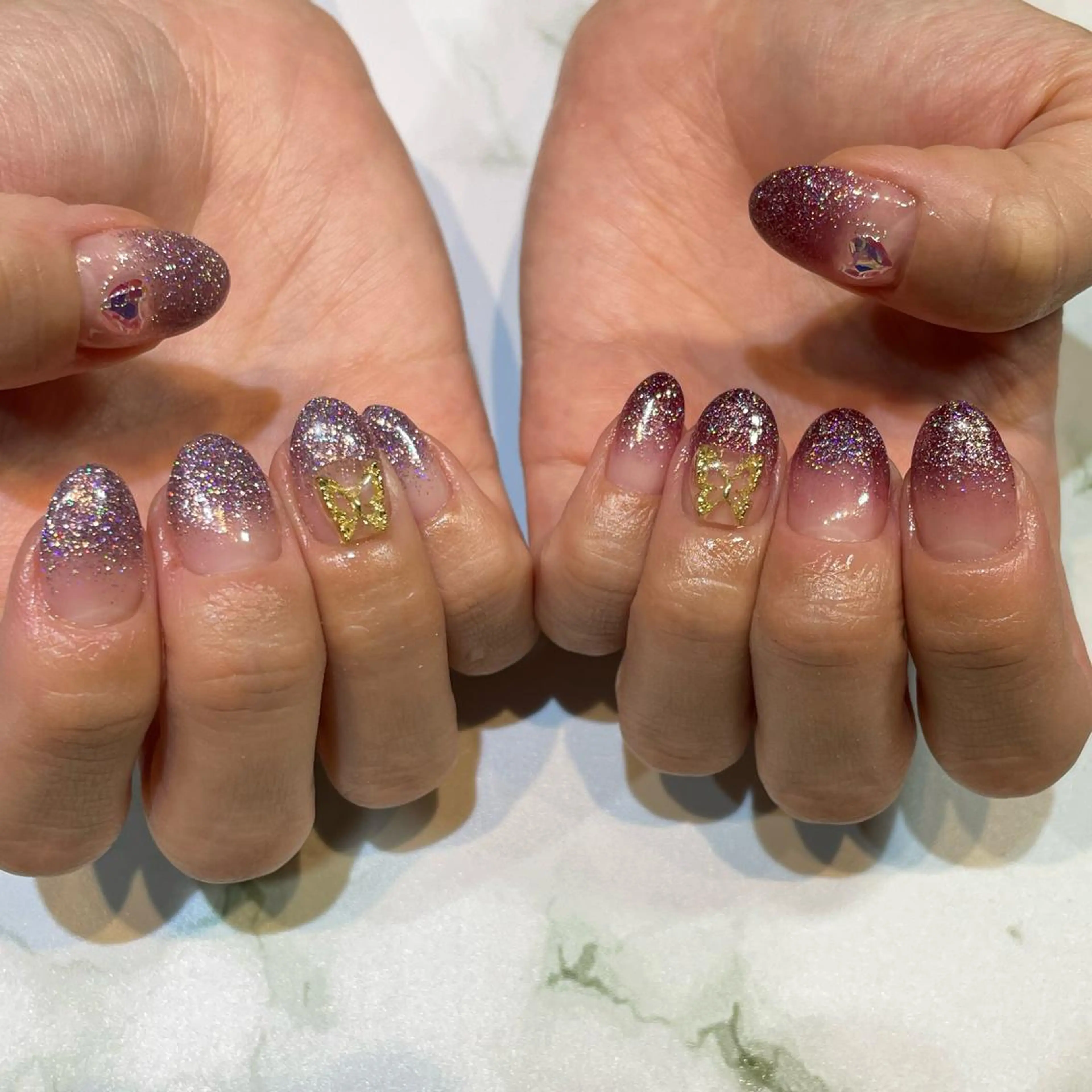 ネイル フラッシュネイル ハンドネイル 糀屋 彩奈のネイルデザイン