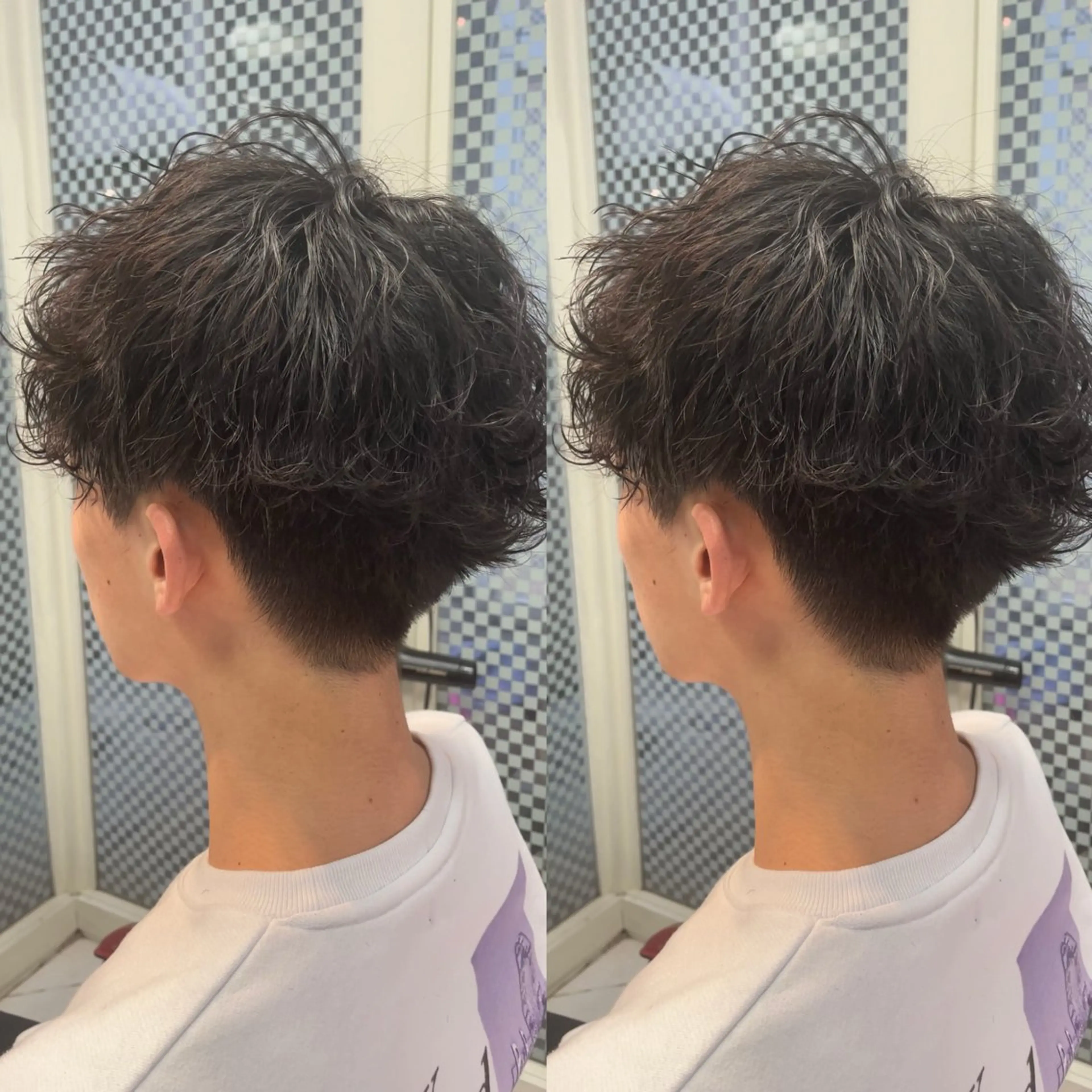 【men's】⭐︎デザインカット+波巻きパーマの写真