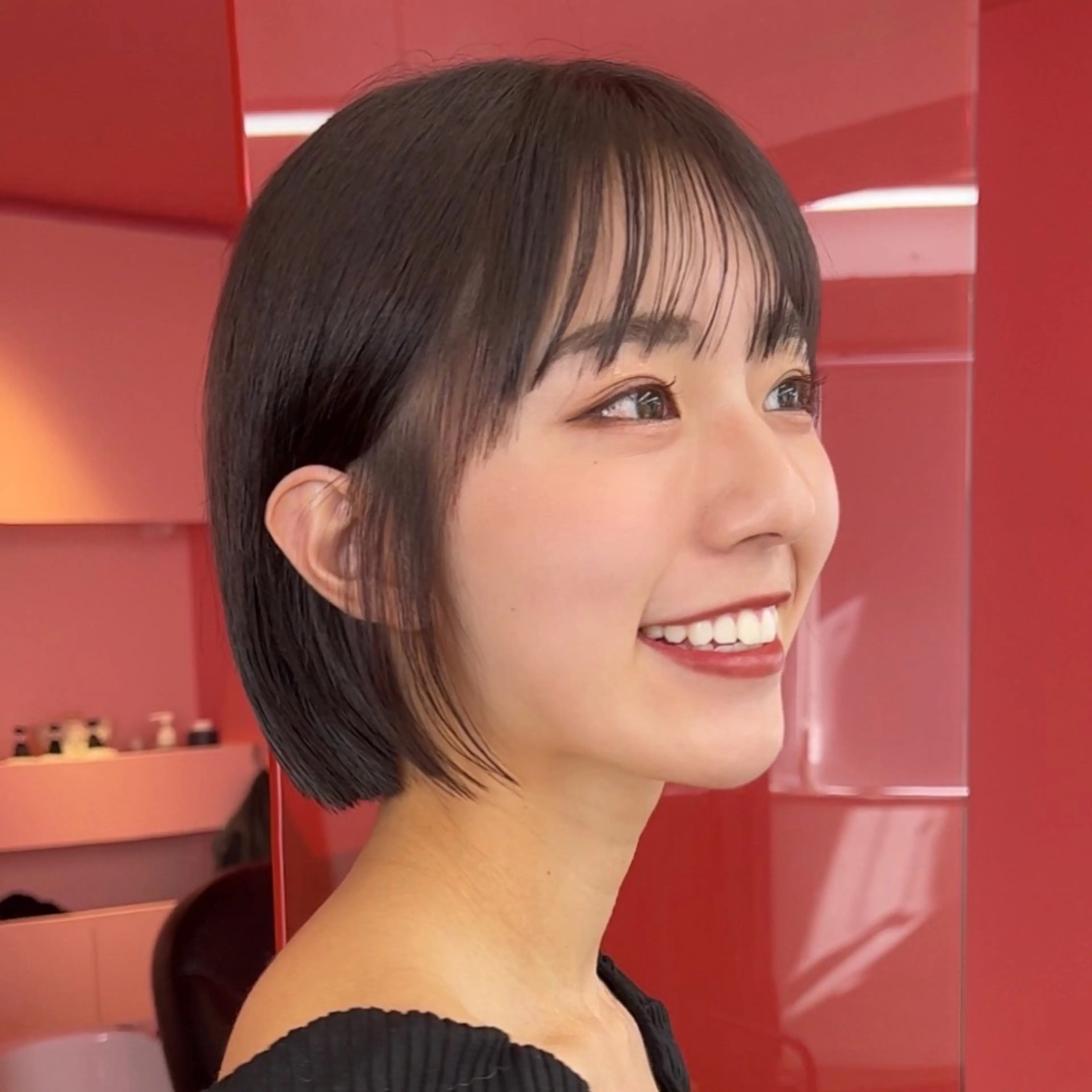 カラー 莉乃/縮毛矯正/髪質 改善/艶カラーのヘアスタイル